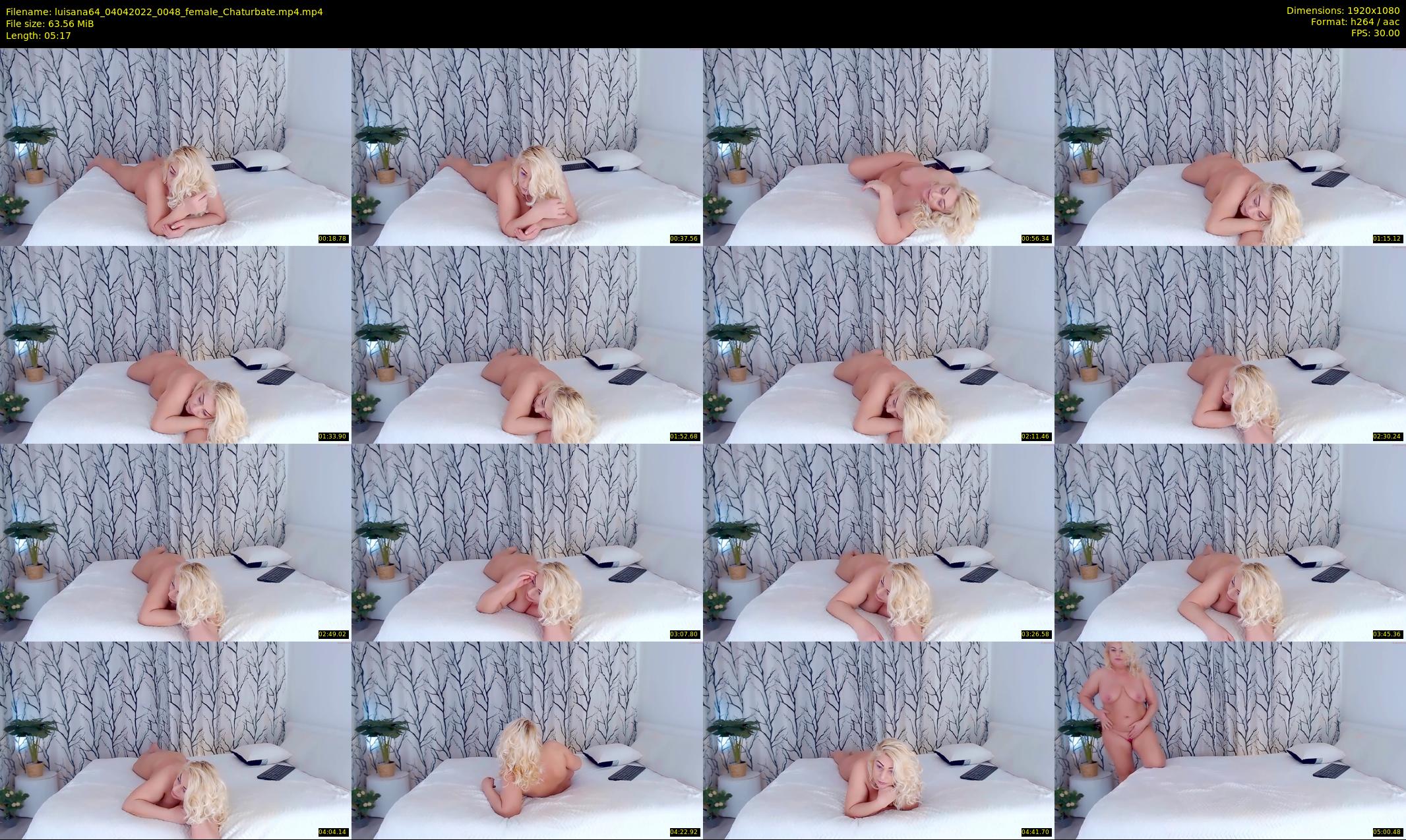 luisana64 — 6 minute Chaturbate female cam show recording, 1080p, Apr 4, 2022
