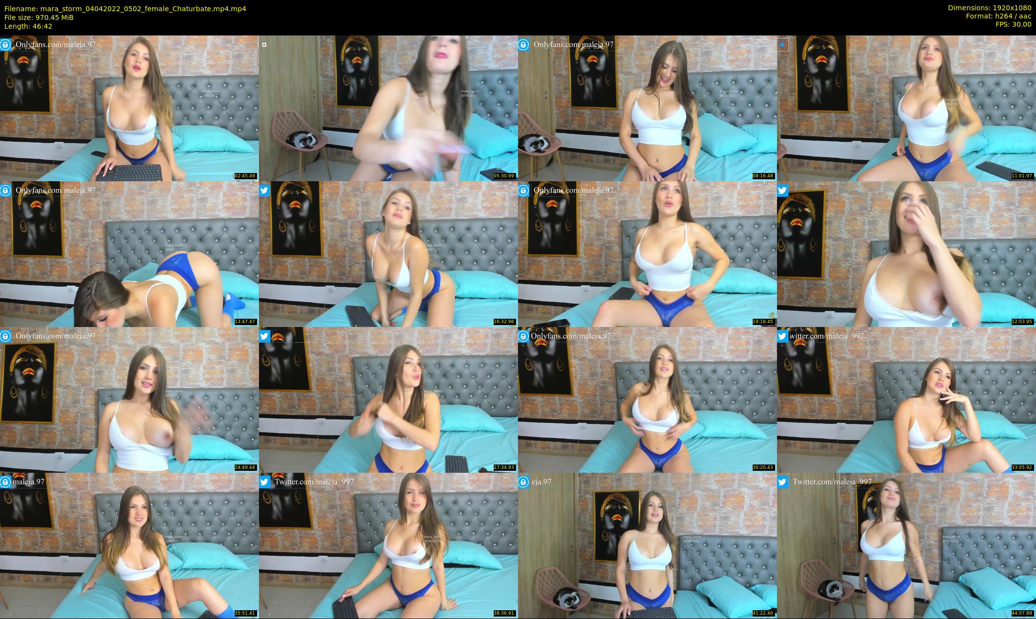 mara_storm — 47 minute Chaturbate female cam show recording, 1080p, Apr 4, 2022