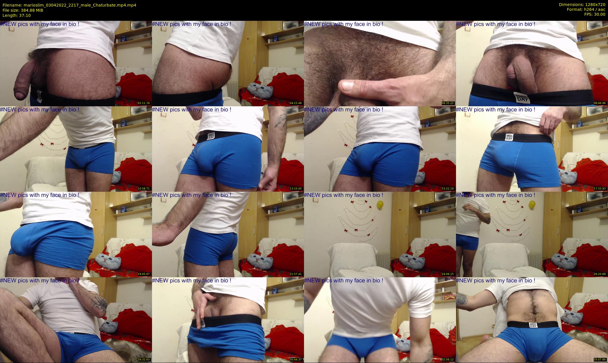 marioslim — 38 minute Chaturbate male cam show recording, 720p, Apr 3, 2022