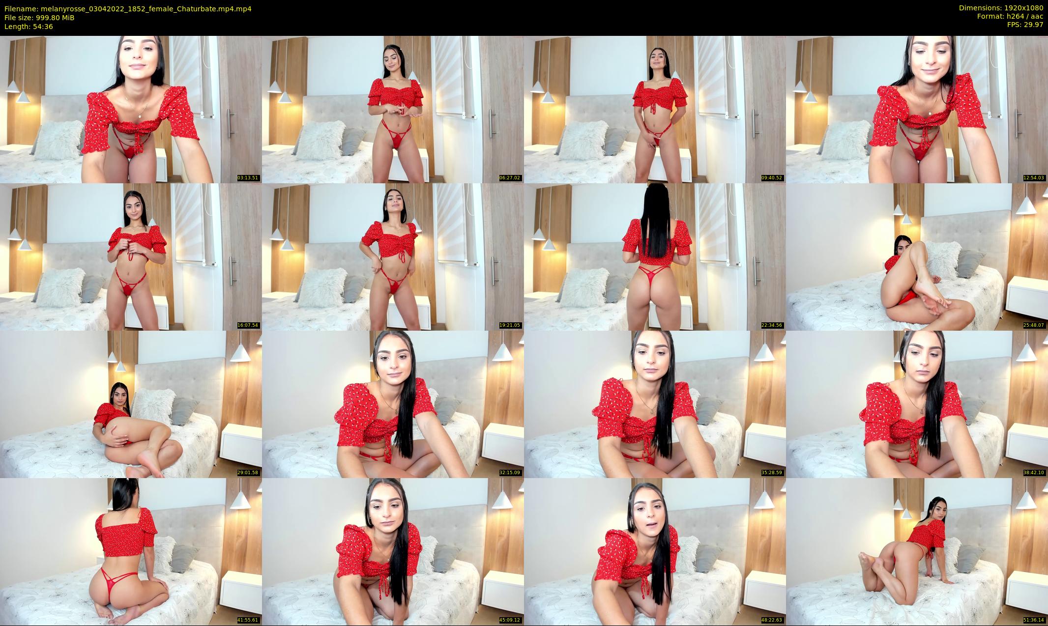 melanyrosse — 55 minute Chaturbate female cam show recording, 1080p, Apr 3, 2022