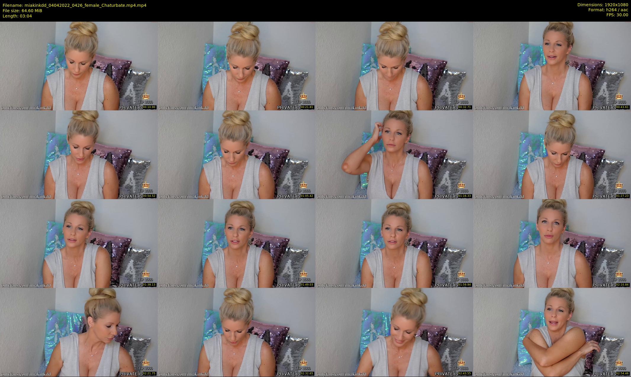 miakinkdd — 4 minute Chaturbate female cam show recording, 1080p, Apr 4, 2022