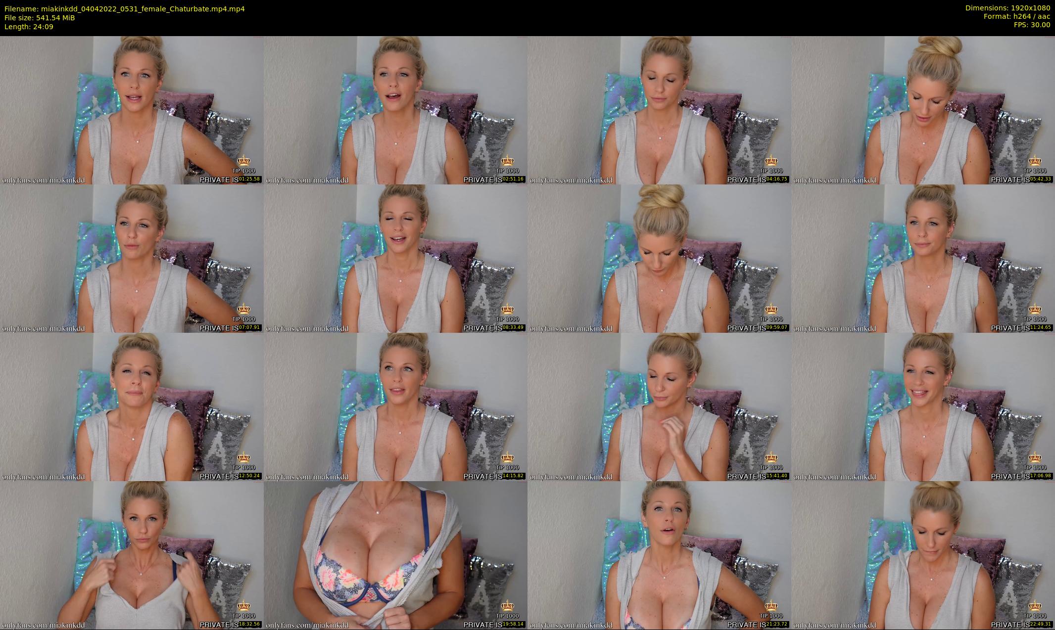 miakinkdd — 25 minute Chaturbate female cam show recording, 1080p, Apr 4, 2022