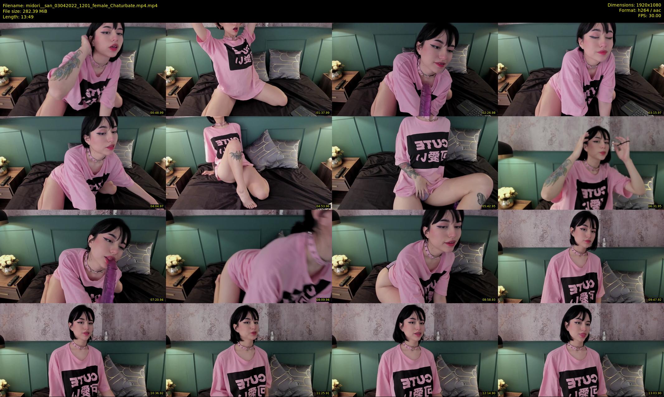midori__san — 14 minute Chaturbate female cam show recording, 1080p, Apr 3, 2022