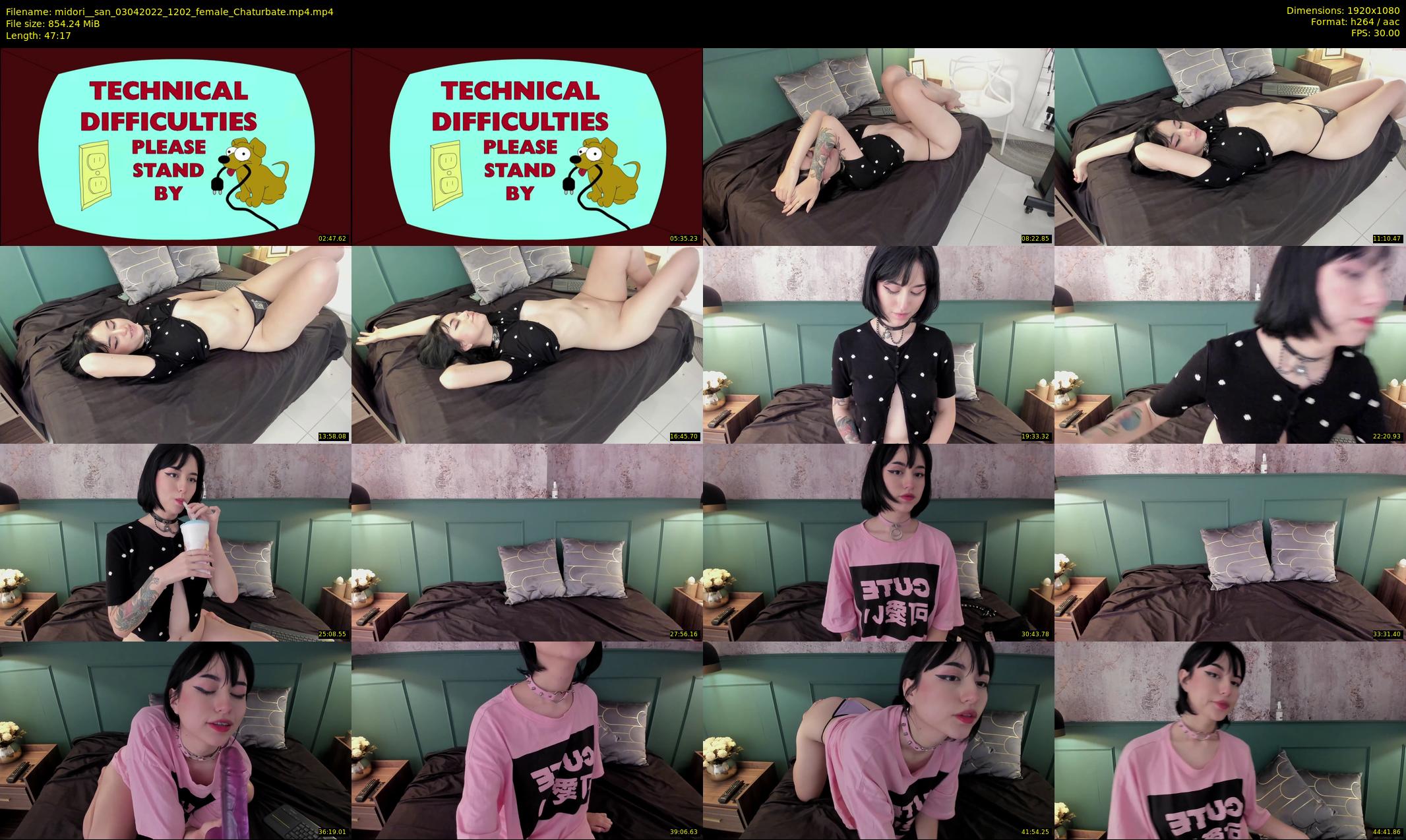 midori__san — 48 minute Chaturbate female cam show recording, 1080p, Apr 3, 2022