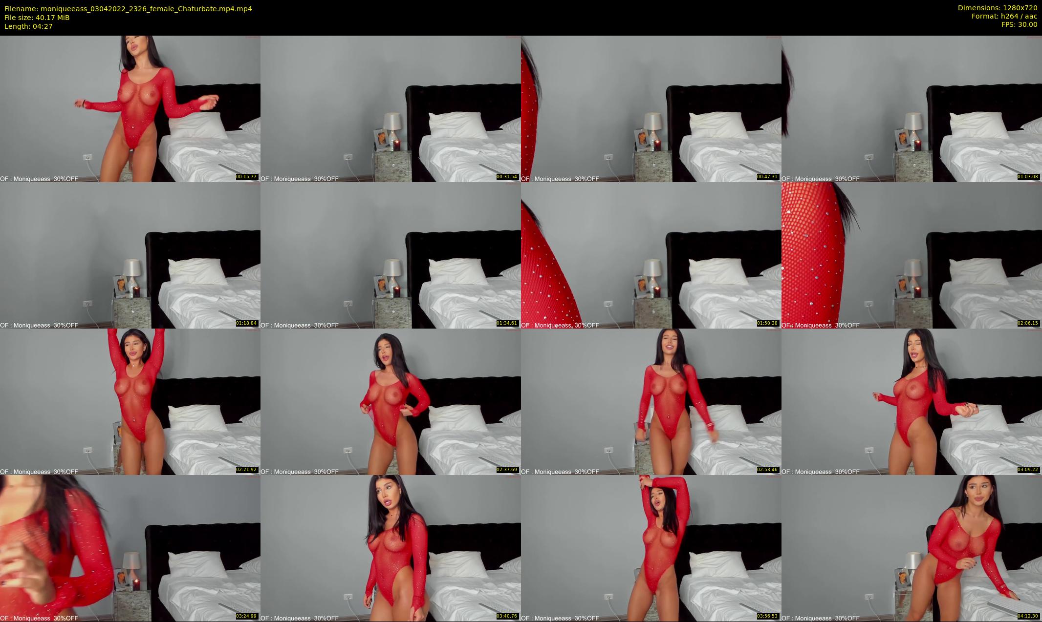 moniqueeass — 5 minute Chaturbate female cam show recording, 720p, Apr 3, 2022