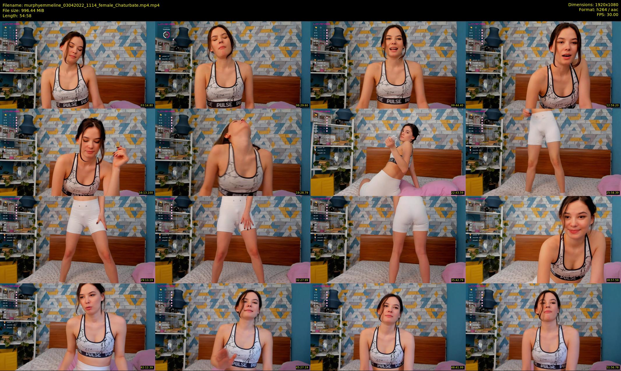 murphyemmeline — 55 minute Chaturbate female cam show recording, 1080p, Apr 3, 2022