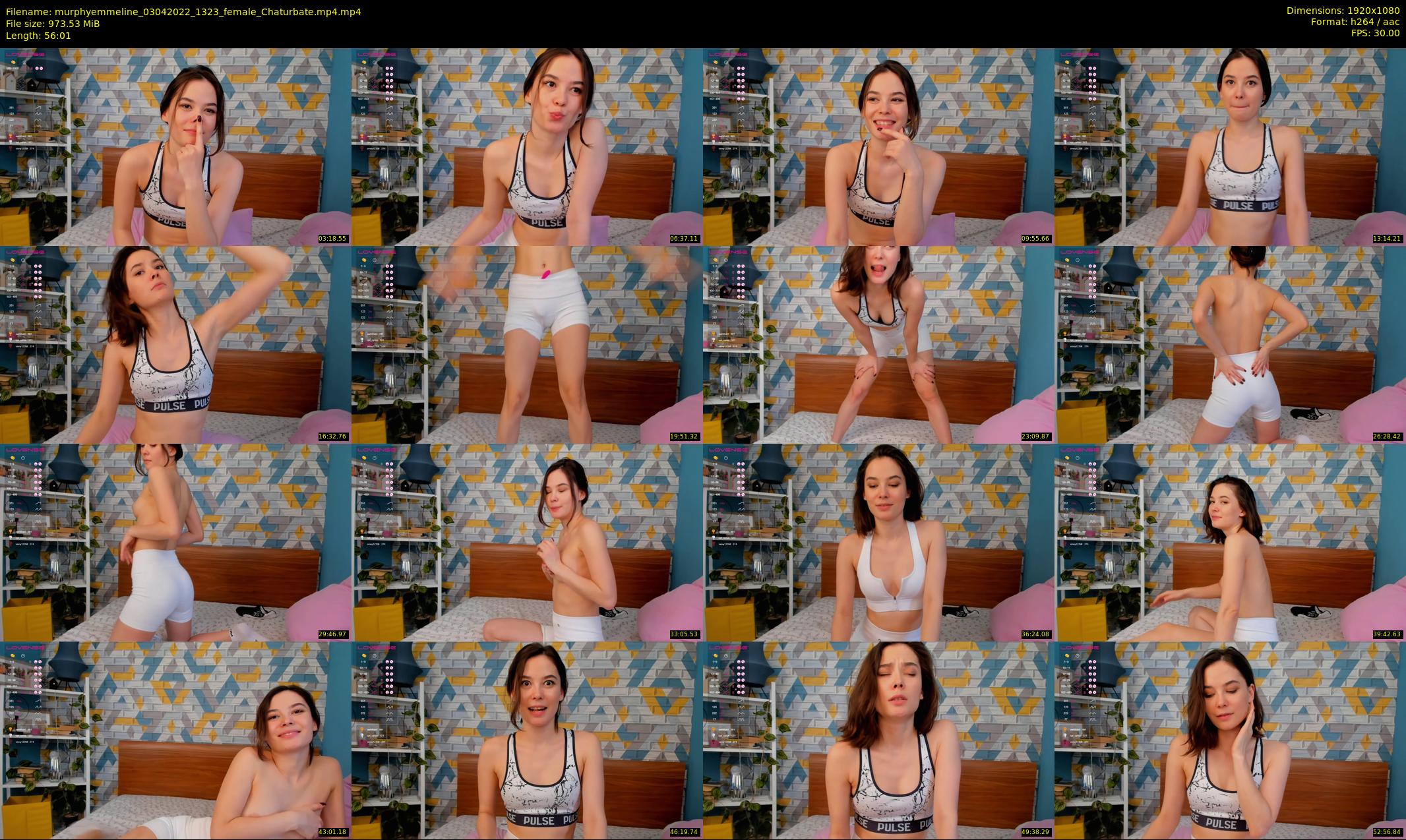 murphyemmeline — 57 minute Chaturbate female cam show recording, 1080p, Apr 3, 2022
