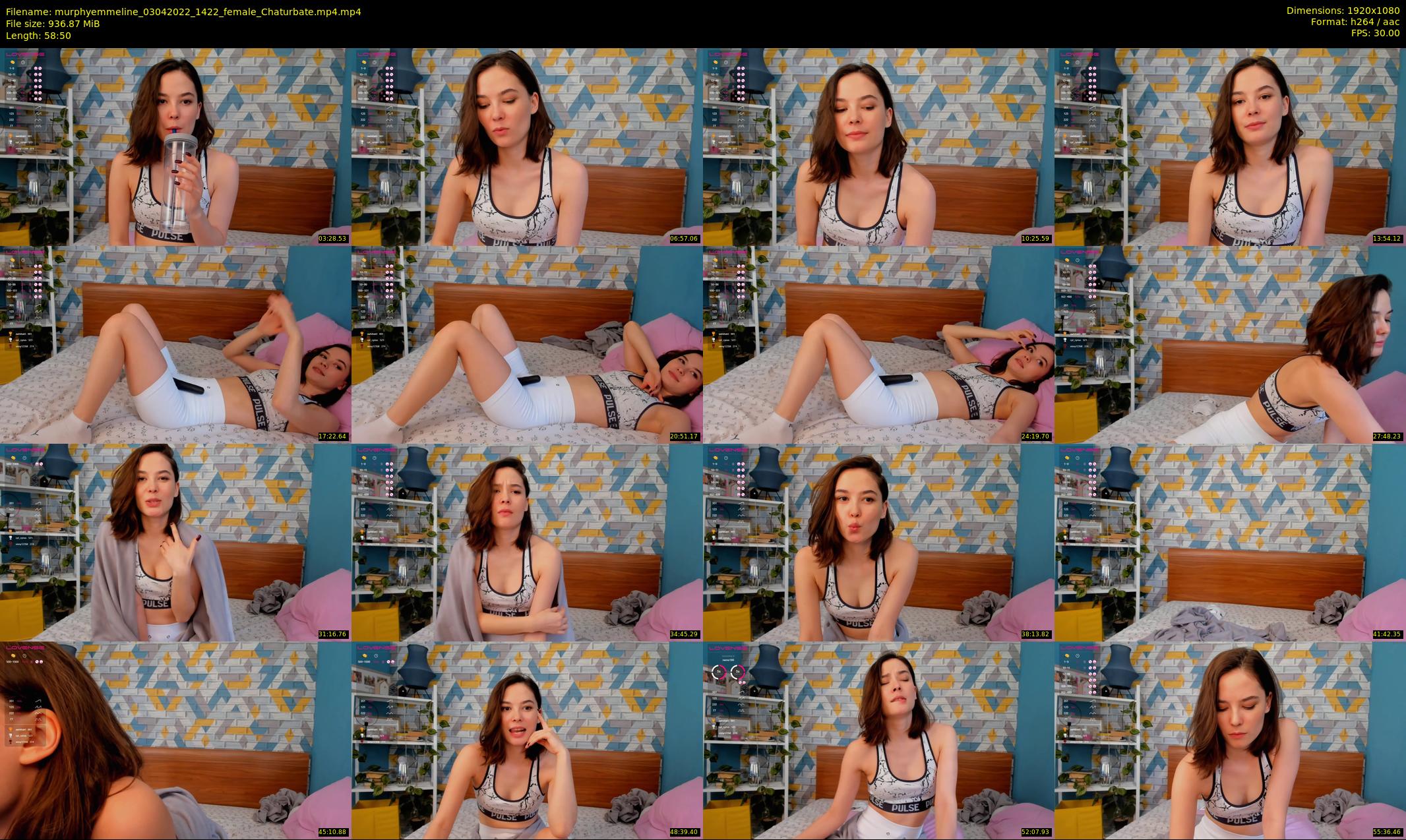 murphyemmeline — 59 minute Chaturbate female cam show recording, 1080p, Apr 3, 2022
