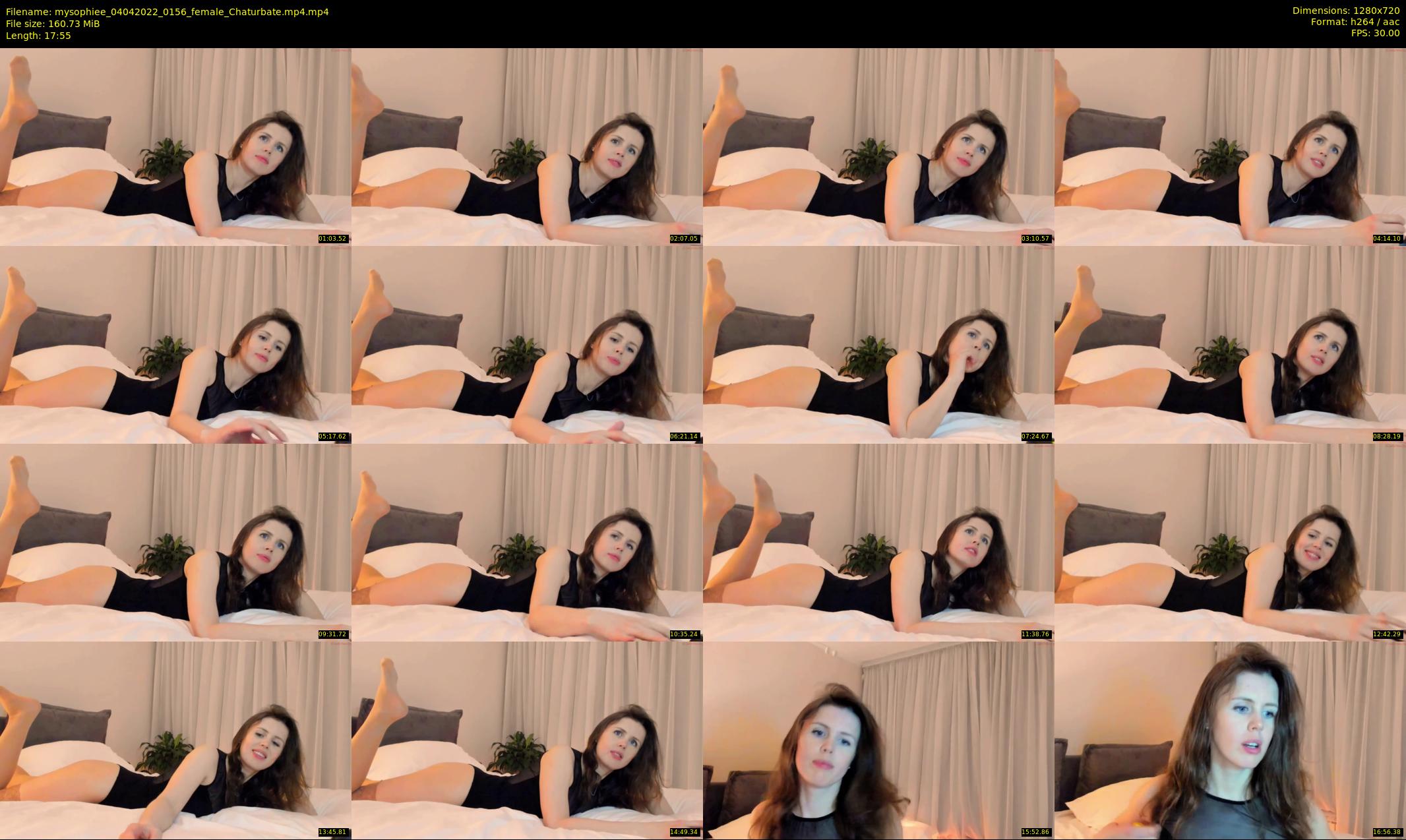 mysophiee — 18 minute Chaturbate female cam show recording, 720p, Apr 4, 2022