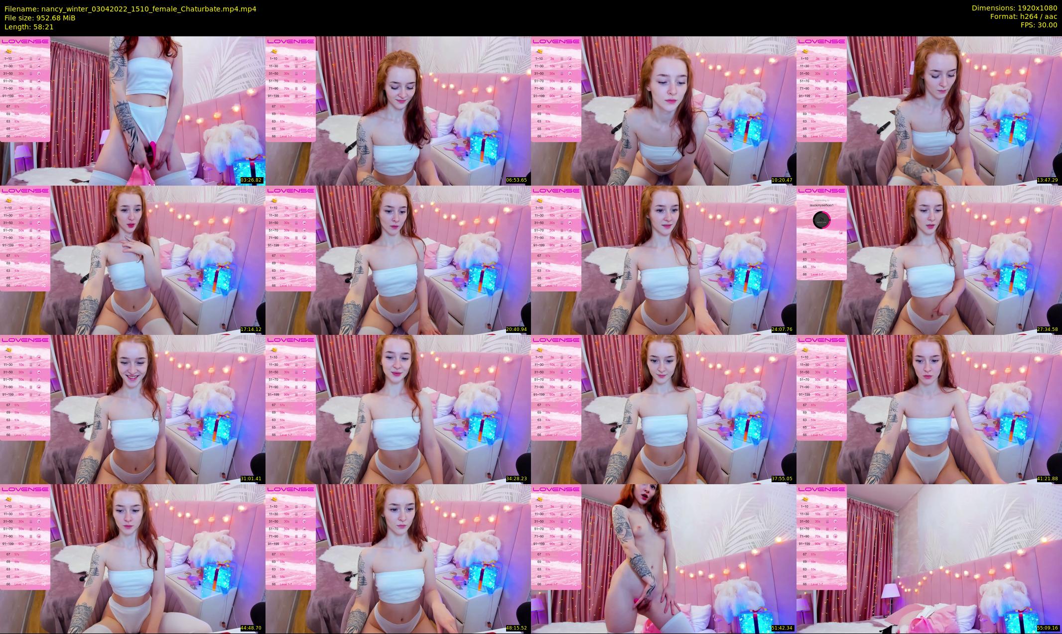 nancy_winter — 59 minute Chaturbate female cam show recording, 1080p, Apr 3, 2022