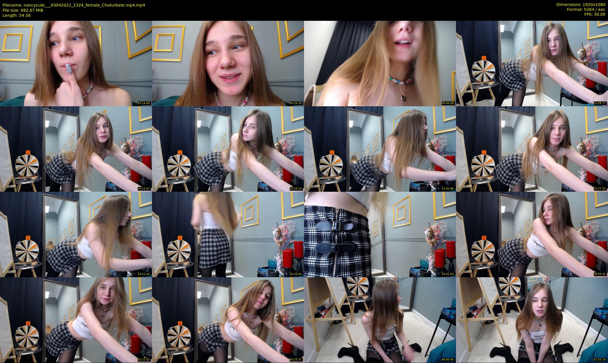 nancycute__ — 55 minute Chaturbate female cam show recording, 1080p, Apr 3, 2022