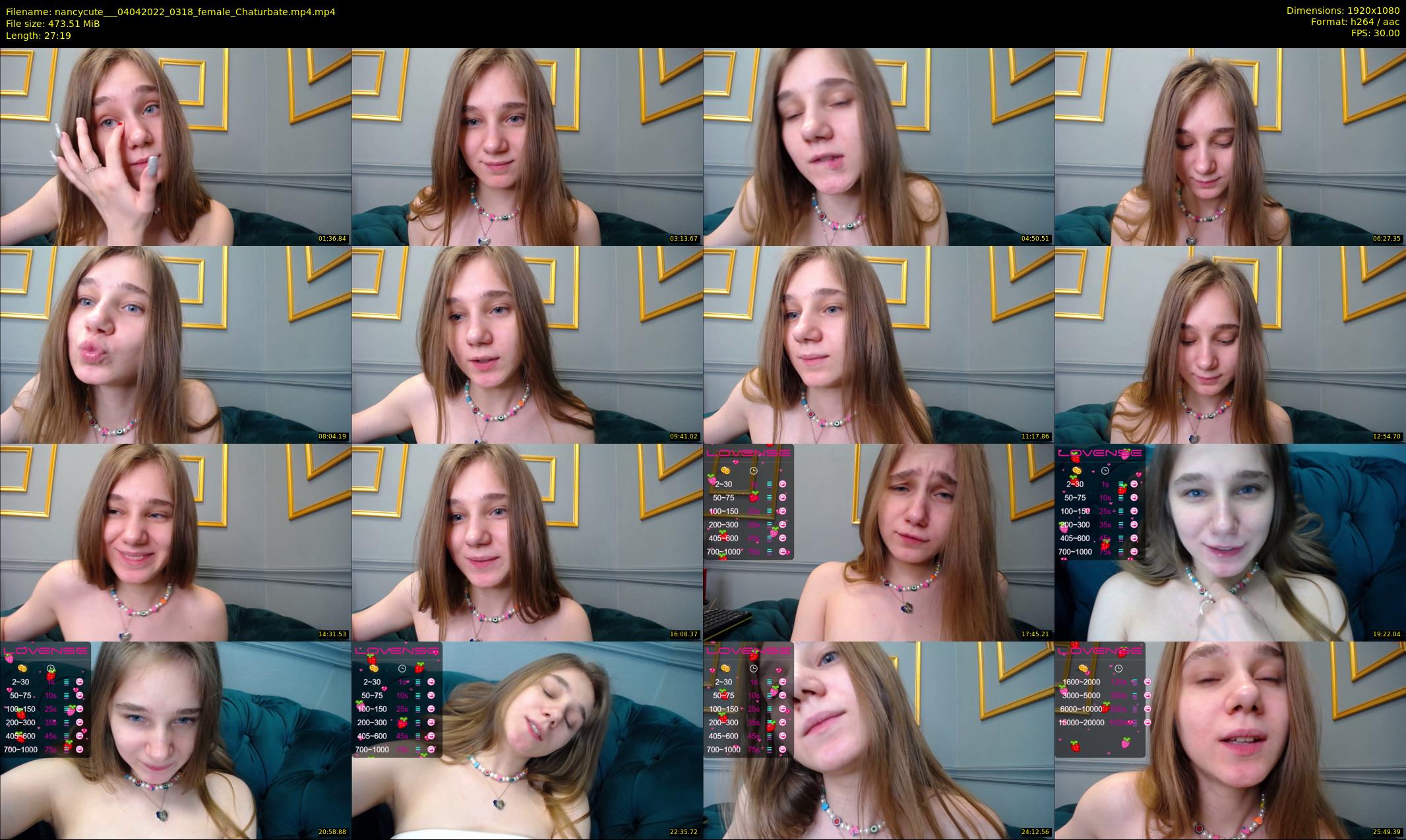 nancycute__ — 28 minute Chaturbate female cam show recording, 1080p, Apr 4, 2022