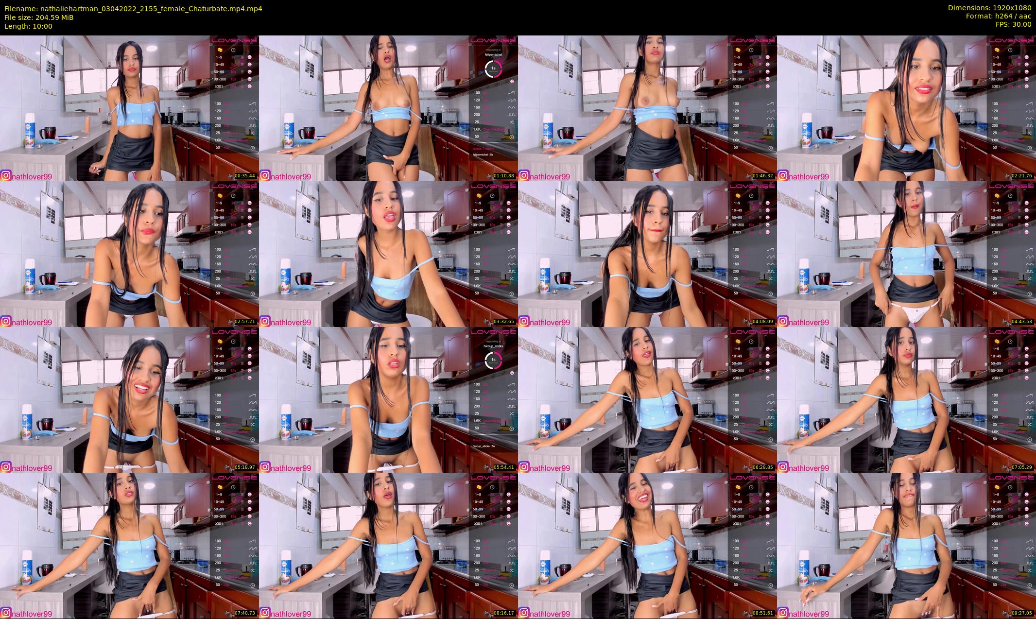 nathaliehartman — 10 minute Chaturbate female cam show recording, 1080p, Apr 3, 2022