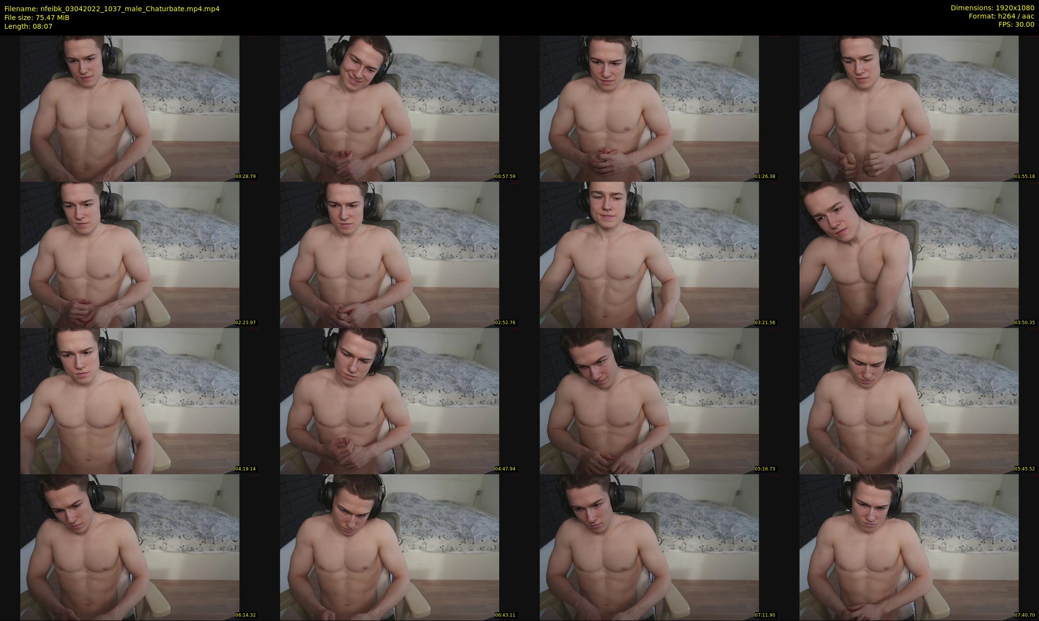 nfeibk — 9 minute Chaturbate male cam show recording, 1080p, Apr 3, 2022