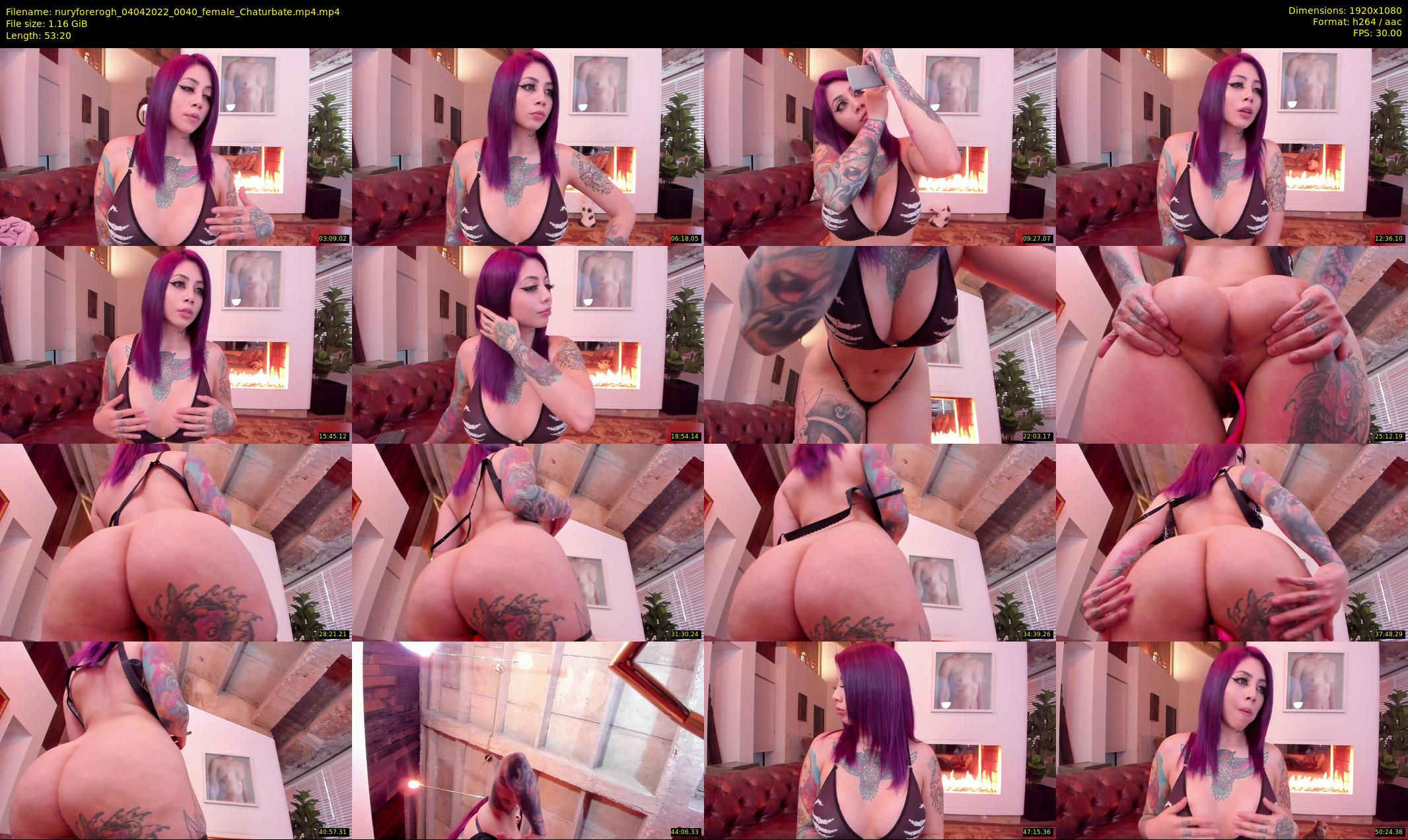nuryforerogh — 54 minute Chaturbate female cam show recording, 1080p, Apr 4, 2022