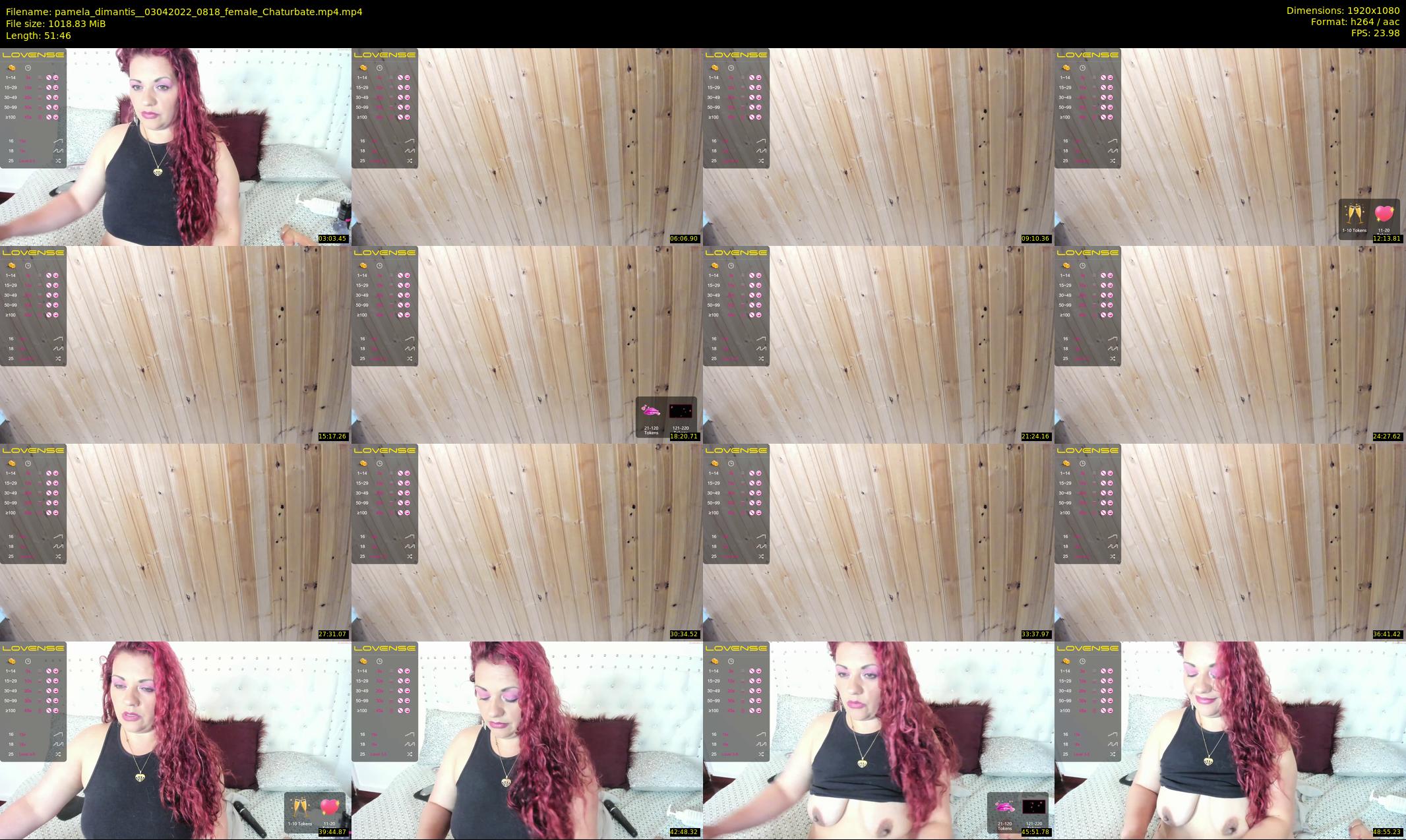 pamela_dimantis_ — 52 minute Chaturbate female cam show recording, 1080p, Apr 3, 2022