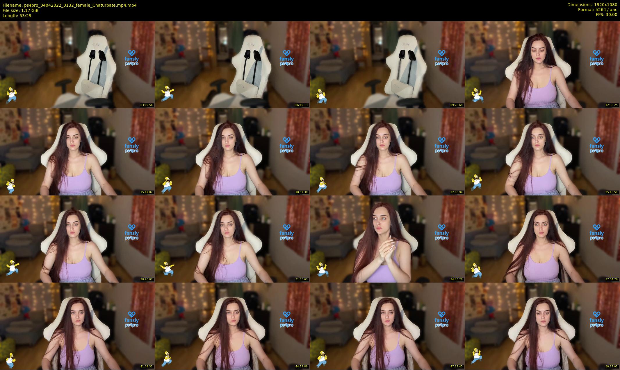 ps4pro — 54 minute Chaturbate female cam show recording, 1080p, Apr 4, 2022