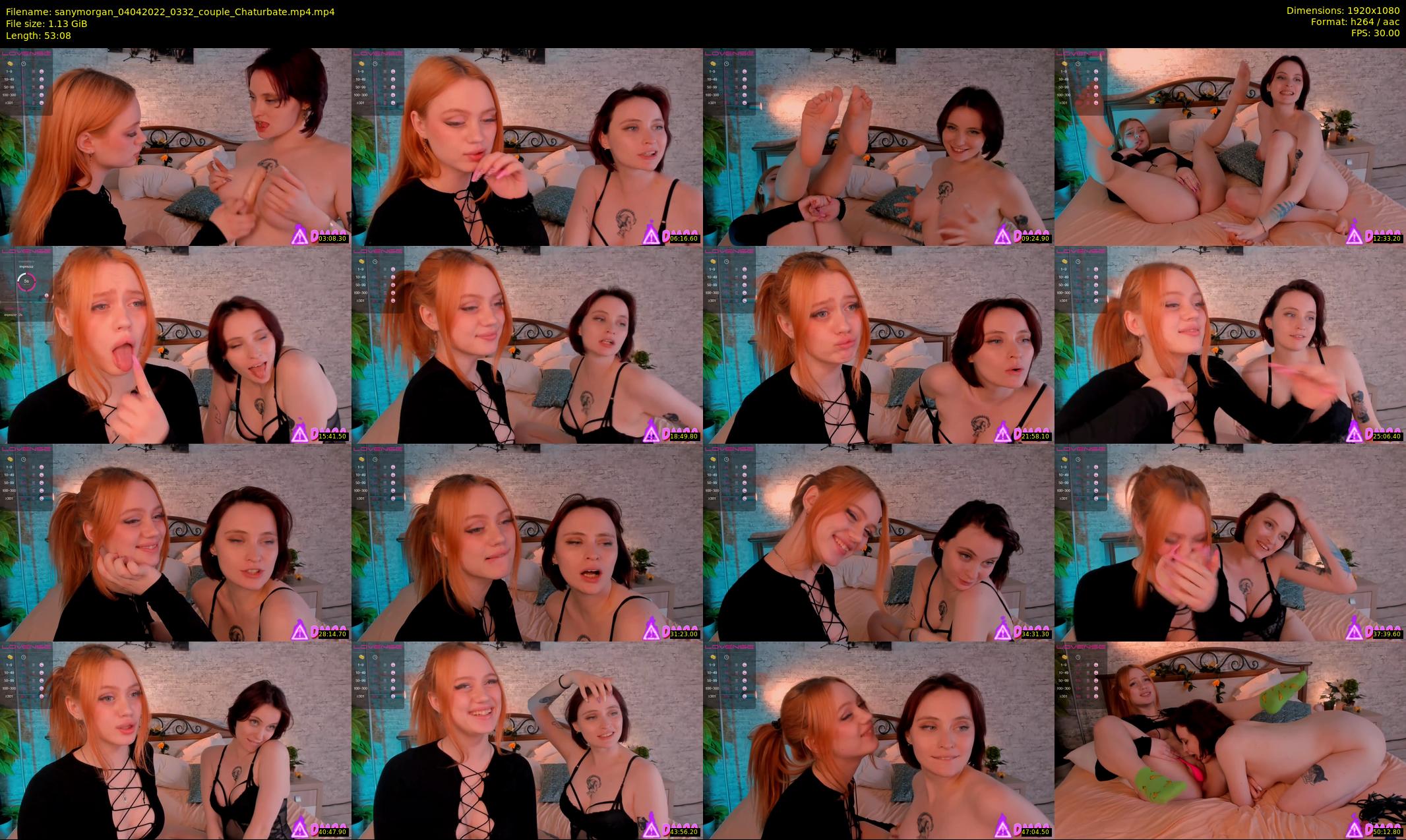 sanymorgan — 54 minute Chaturbate couple cam show recording, 1080p, Apr 4, 2022