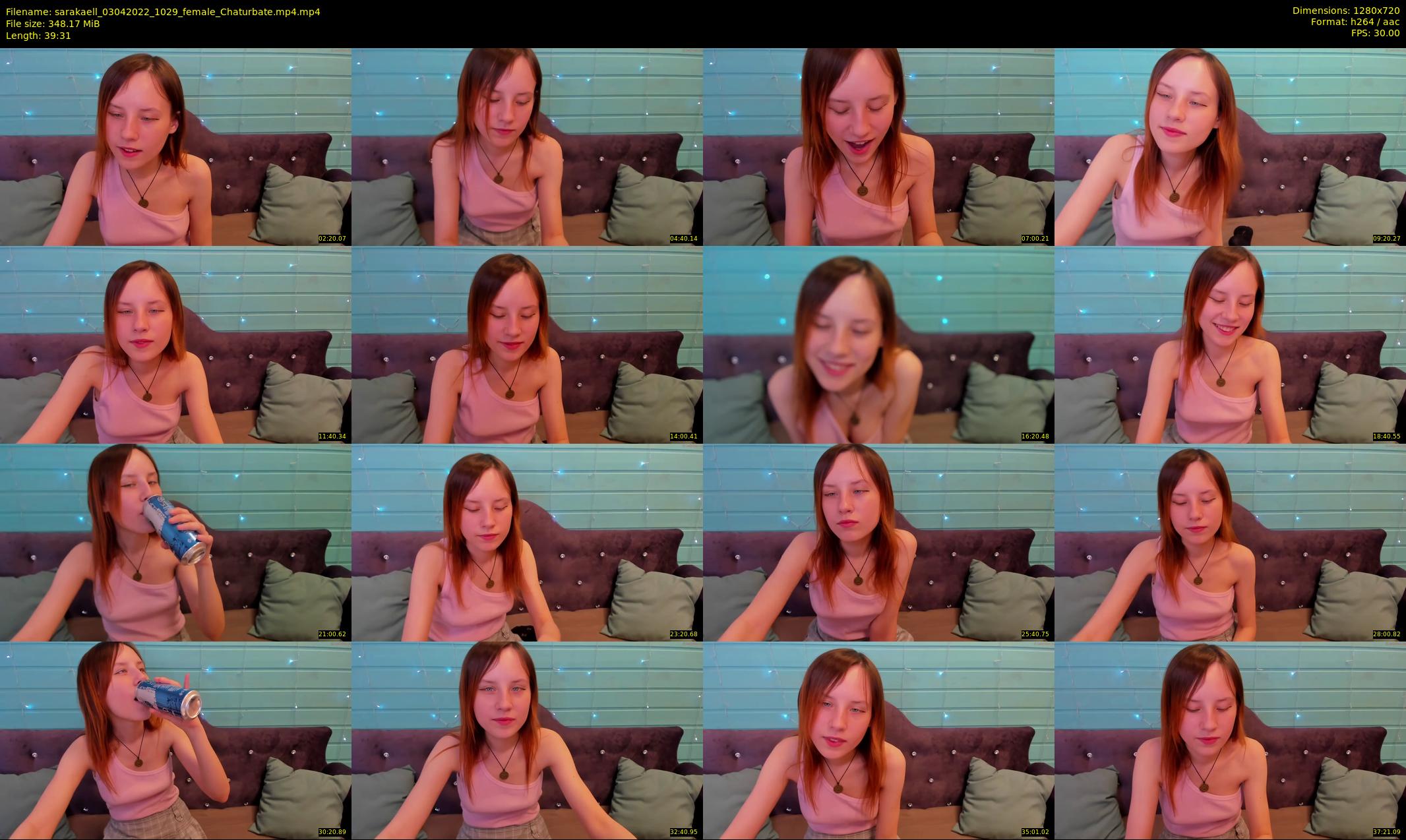 sarakaell — 40 minute Chaturbate female cam show recording, 720p, Apr 3, 2022