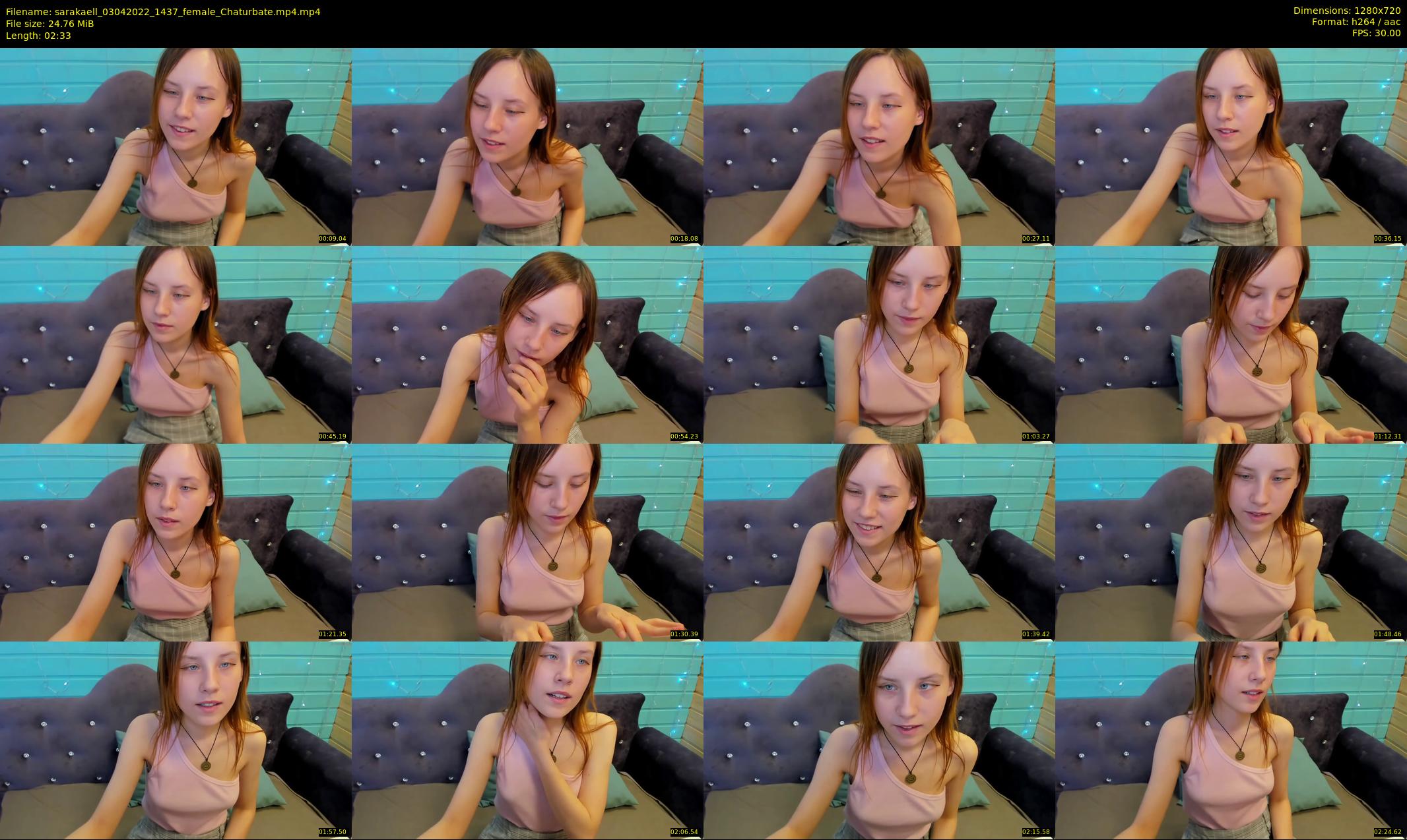 sarakaell — 3 minute Chaturbate female cam show recording, 720p, Apr 3, 2022