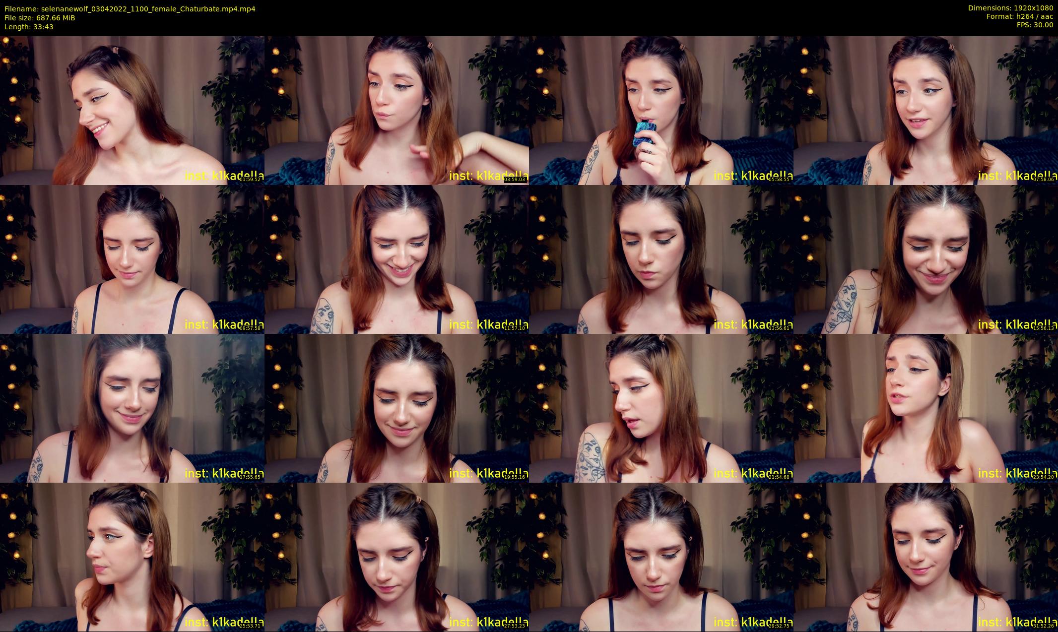 selenanewolf — 34 minute Chaturbate couple cam show recording, 1080p, Apr 3, 2022