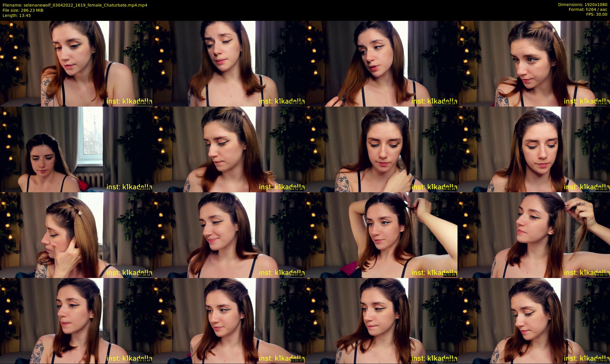 selenanewolf — 14 minute Chaturbate couple cam show recording, 1080p, Apr 3, 2022