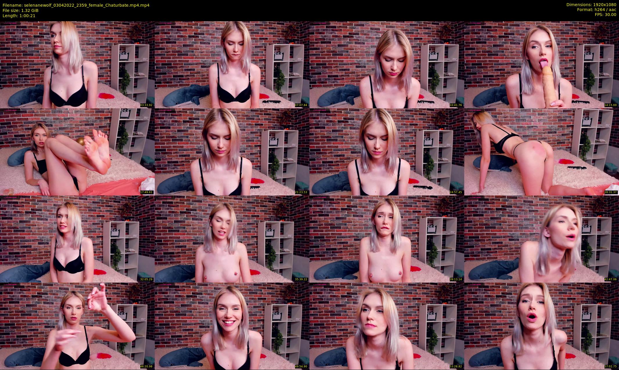 selenanewolf — 61 minute Chaturbate couple cam show recording, 1080p, Apr 3, 2022
