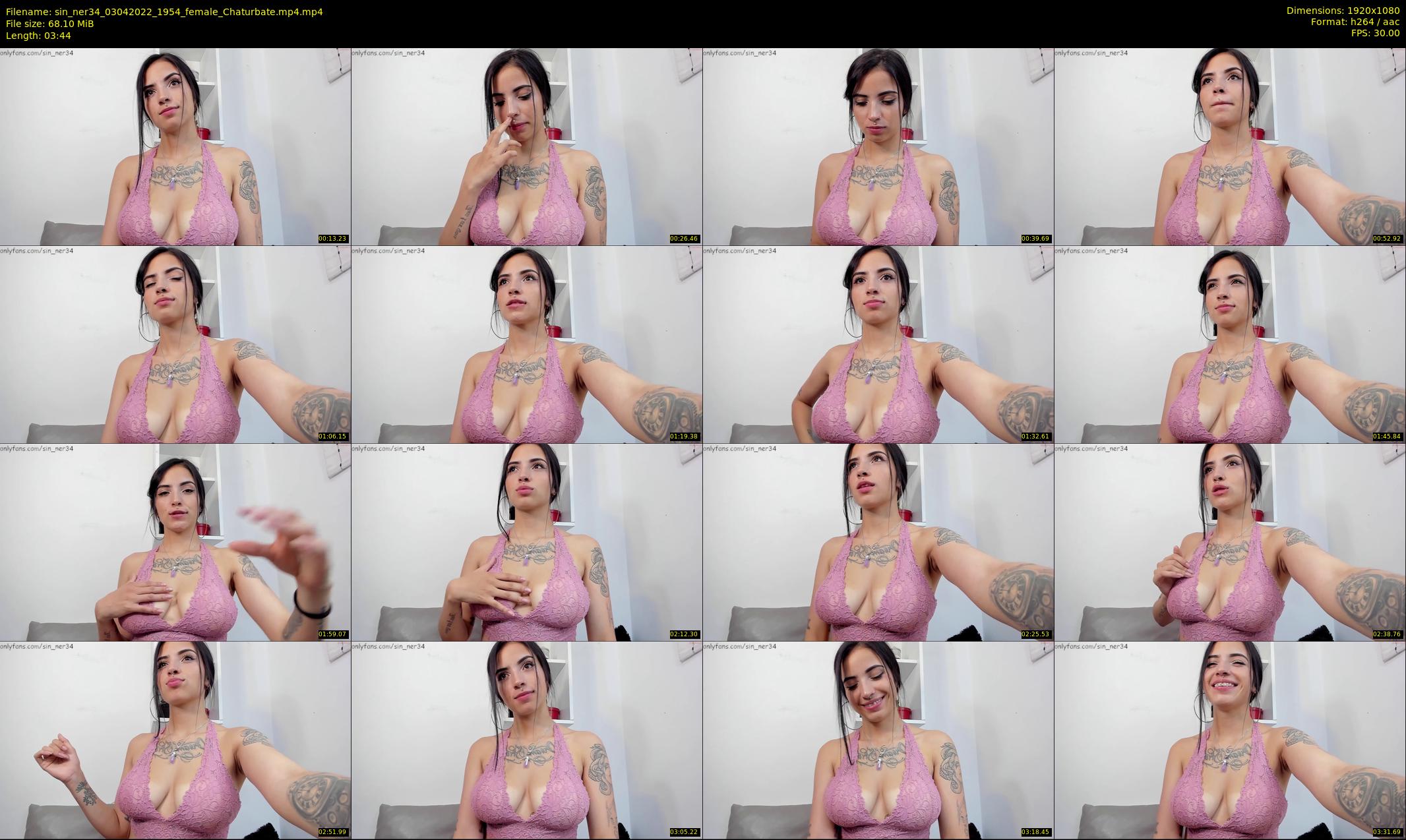 sin_ner34 — 4 minute Chaturbate female cam show recording, 1080p, Apr 3, 2022