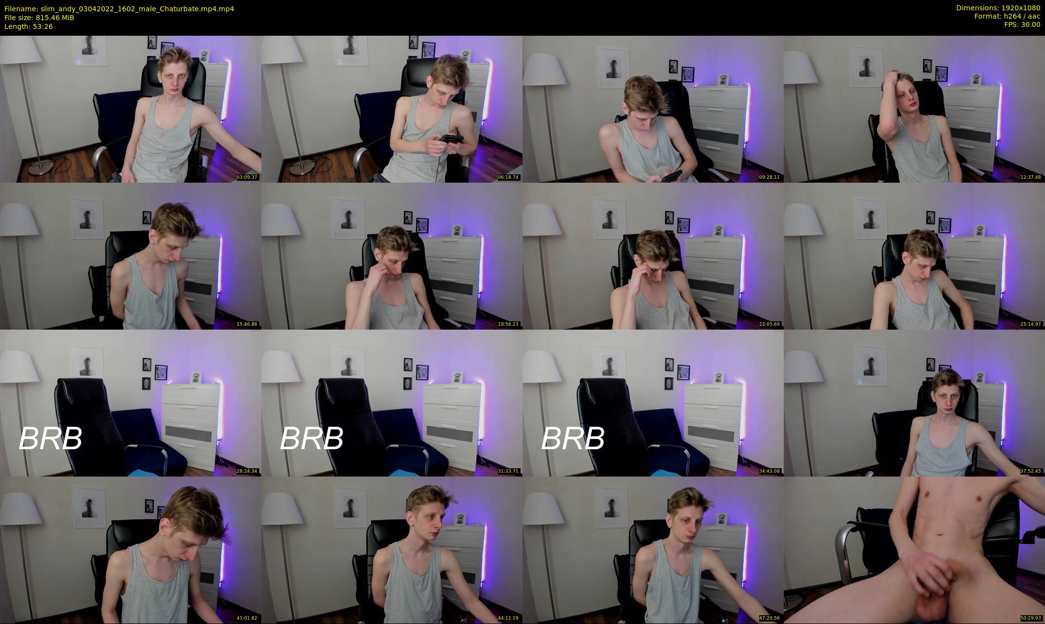slim_andy — 54 minute Chaturbate male cam show recording, 1080p, Apr 3, 2022