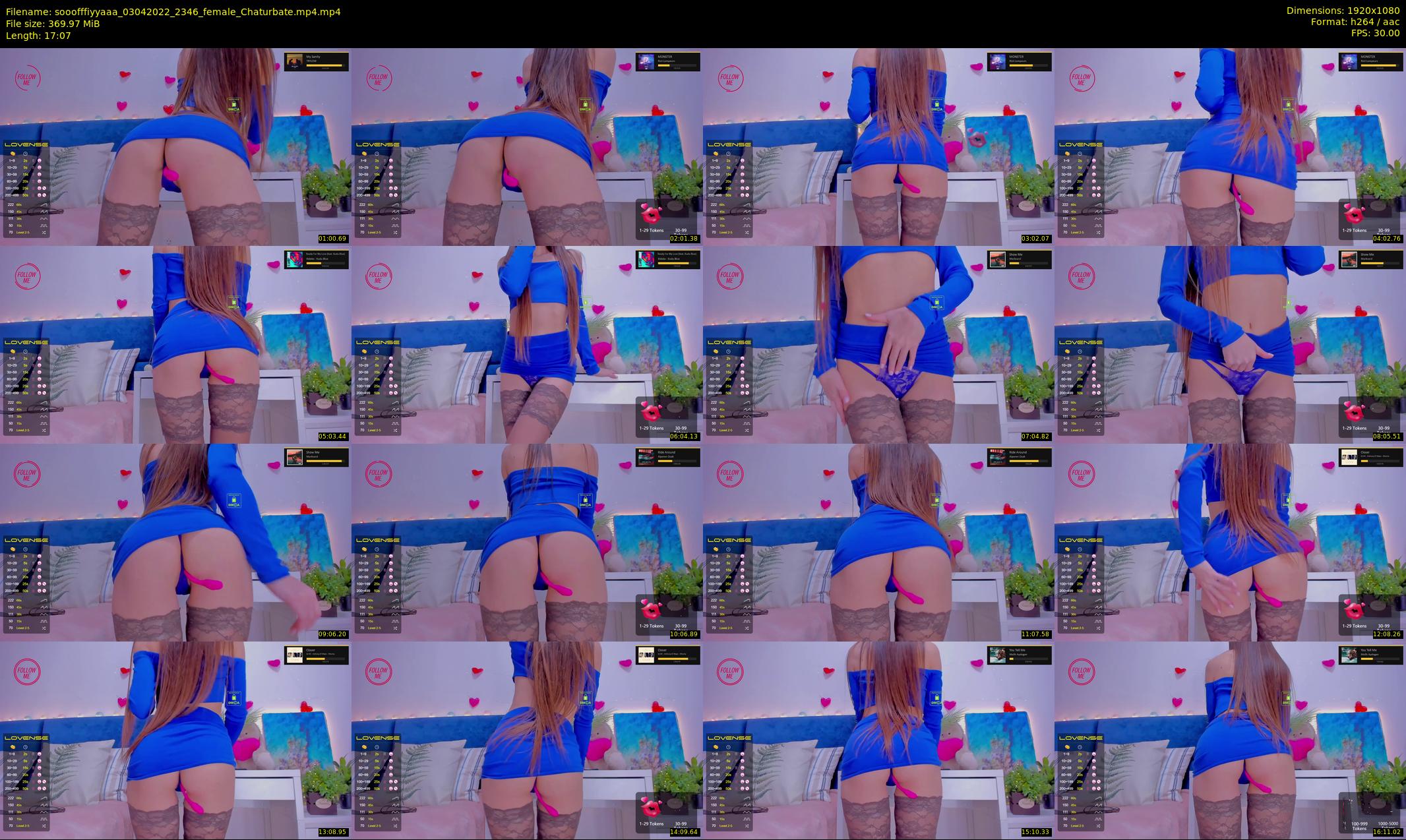 sooofffiyyaaa — 18 minute Chaturbate female cam show recording, 1080p, Apr 3, 2022