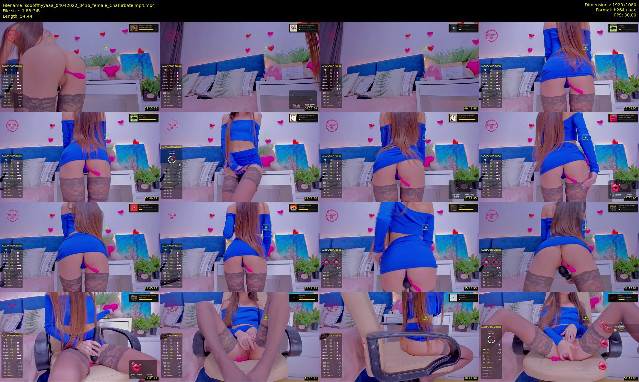 sooofffiyyaaa — 55 minute Chaturbate female cam show recording, 1080p, Apr 4, 2022