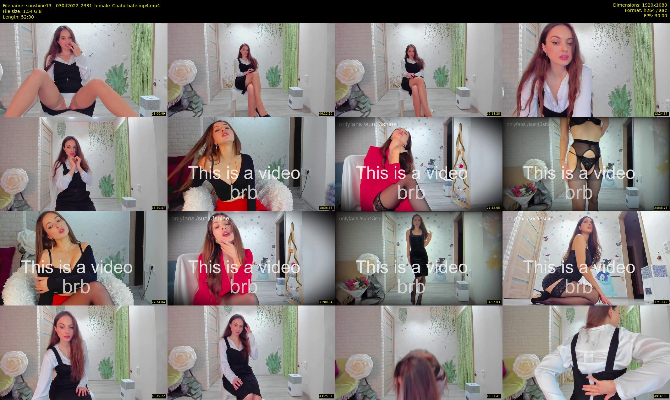 sunshine13_ — 53 minute Chaturbate female cam show recording, 1080p, Apr 3, 2022