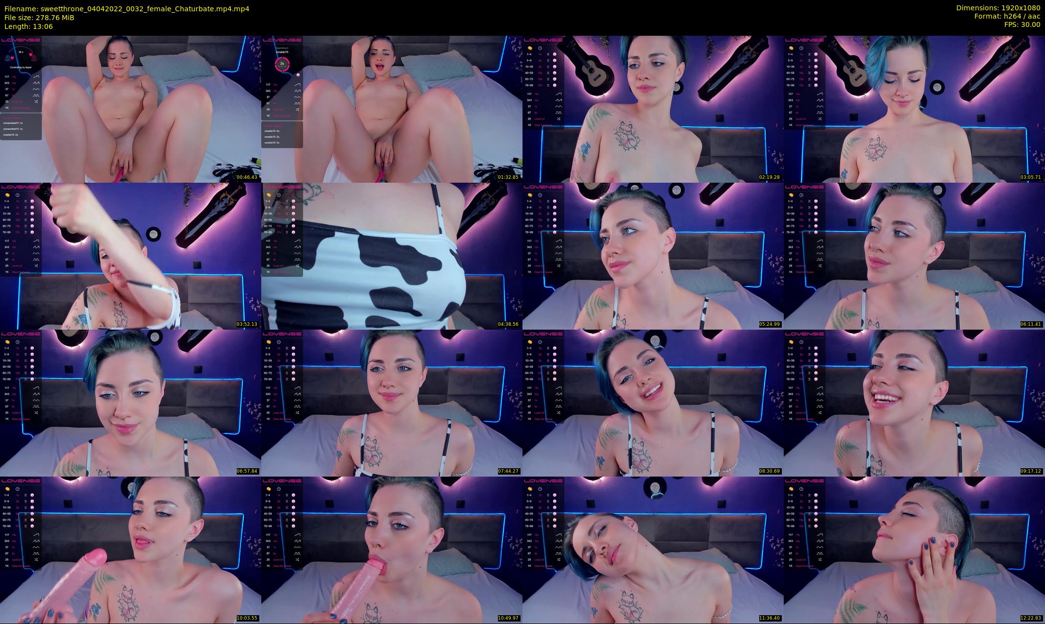 sweetthrone — 14 minute Chaturbate couple cam show recording, 1080p, Apr 4, 2022