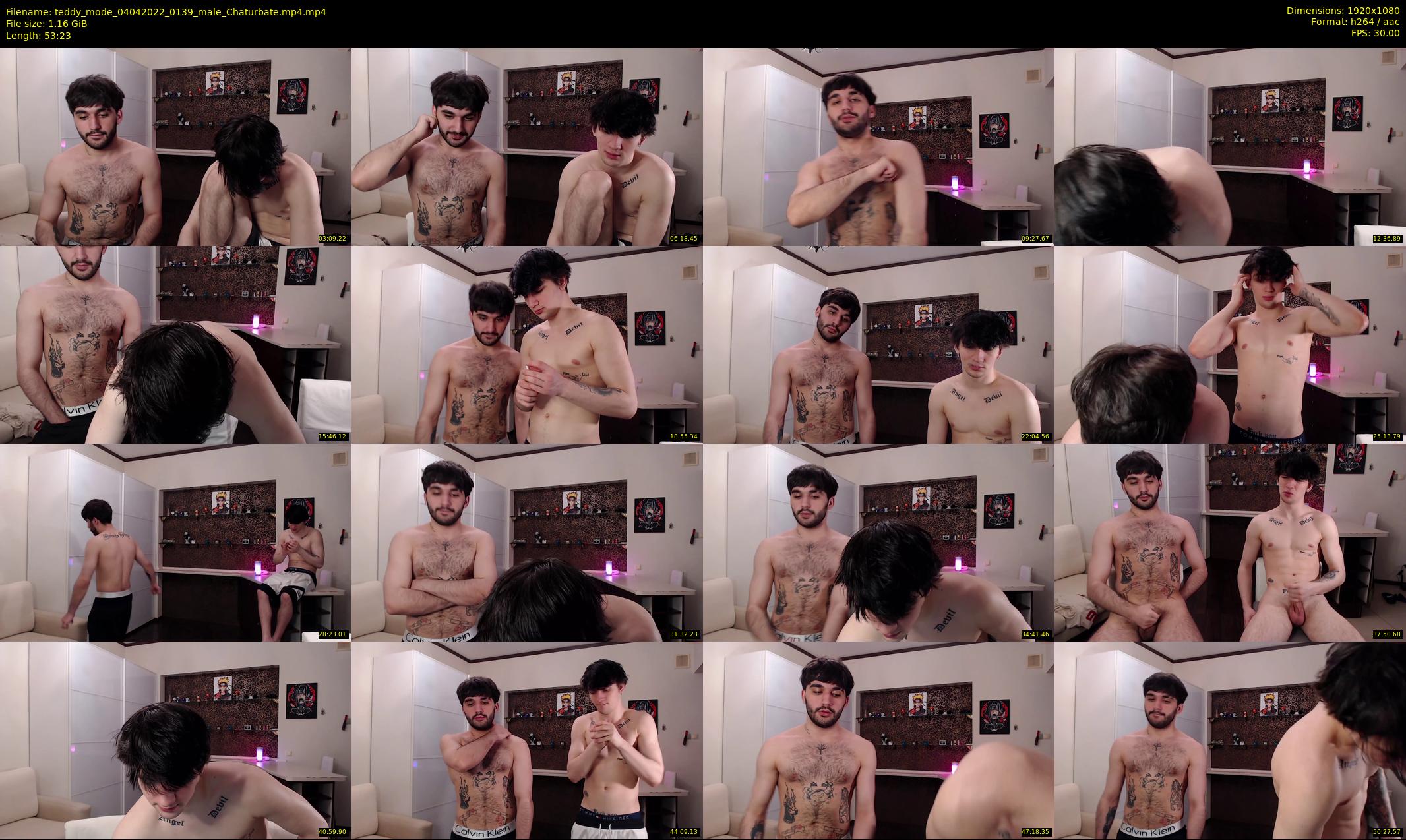 teddy_mode — 54 minute Chaturbate couple cam show recording, 1080p, Apr 4, 2022