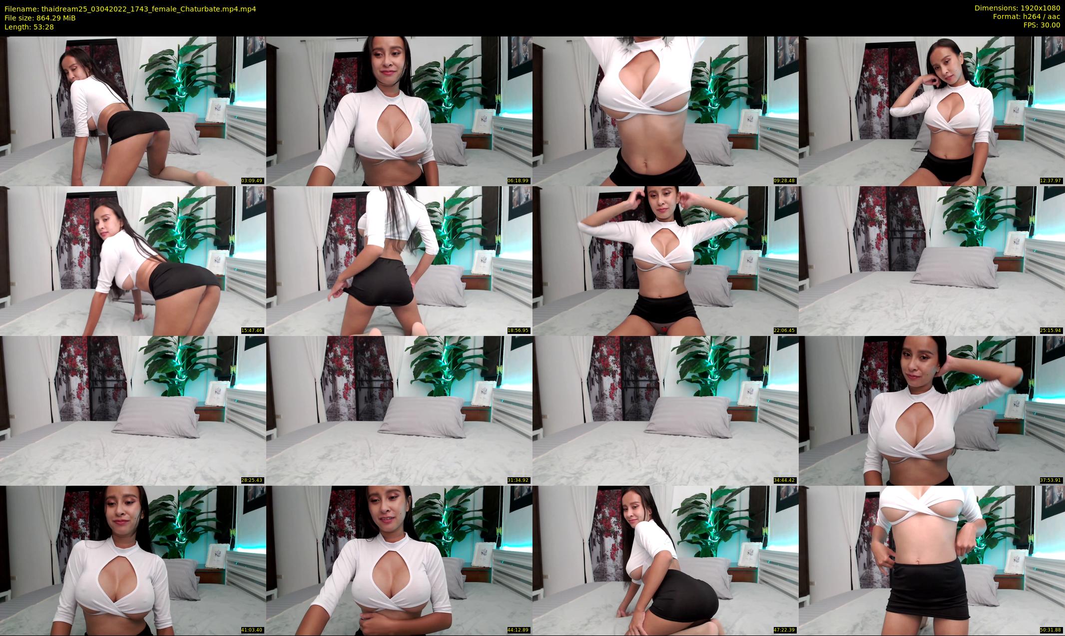 thaidream25 — 54 minute Chaturbate female cam show recording, 1080p, Apr 3, 2022