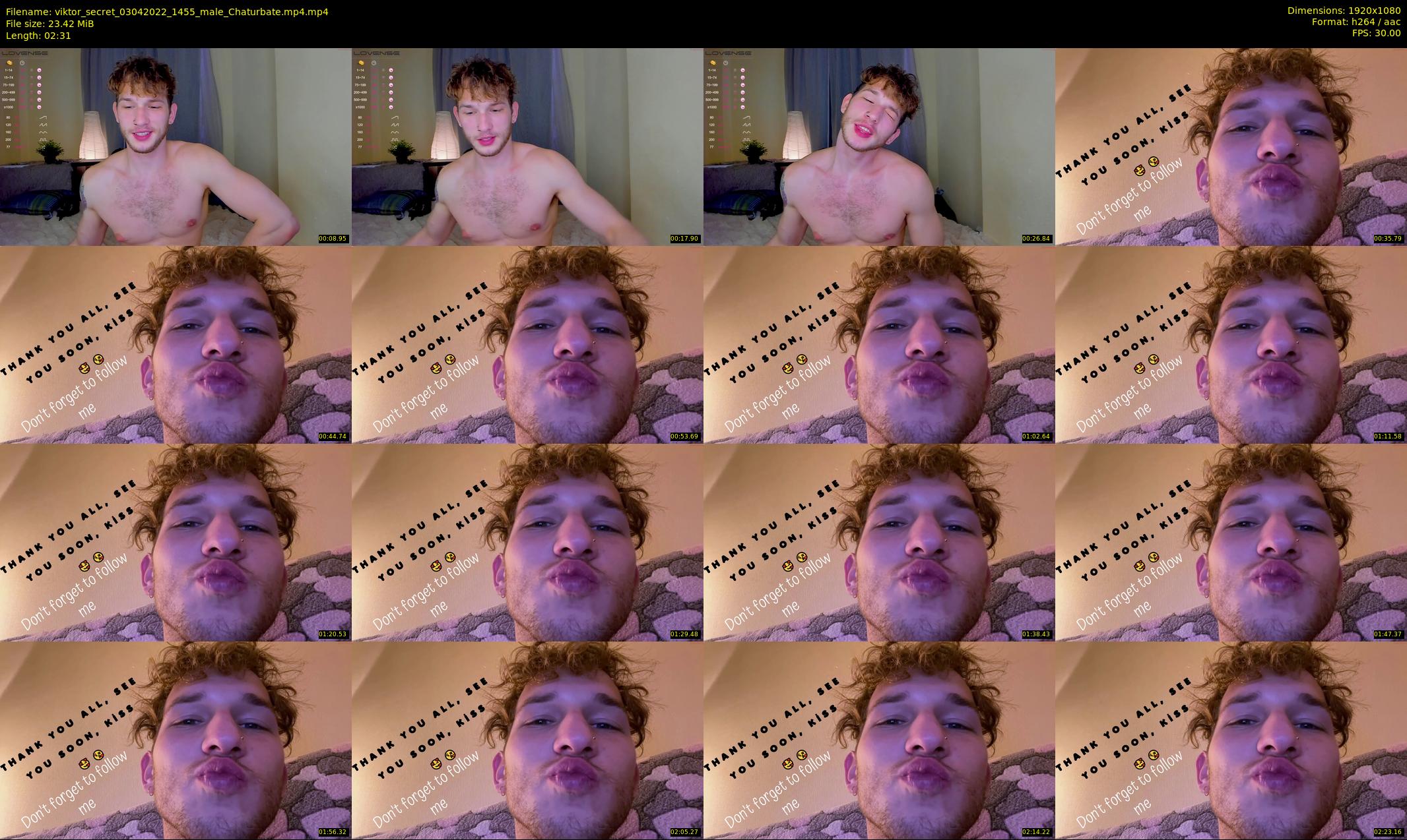 viktor_secret — 3 minute Chaturbate male cam show recording, 1080p, Apr 3, 2022