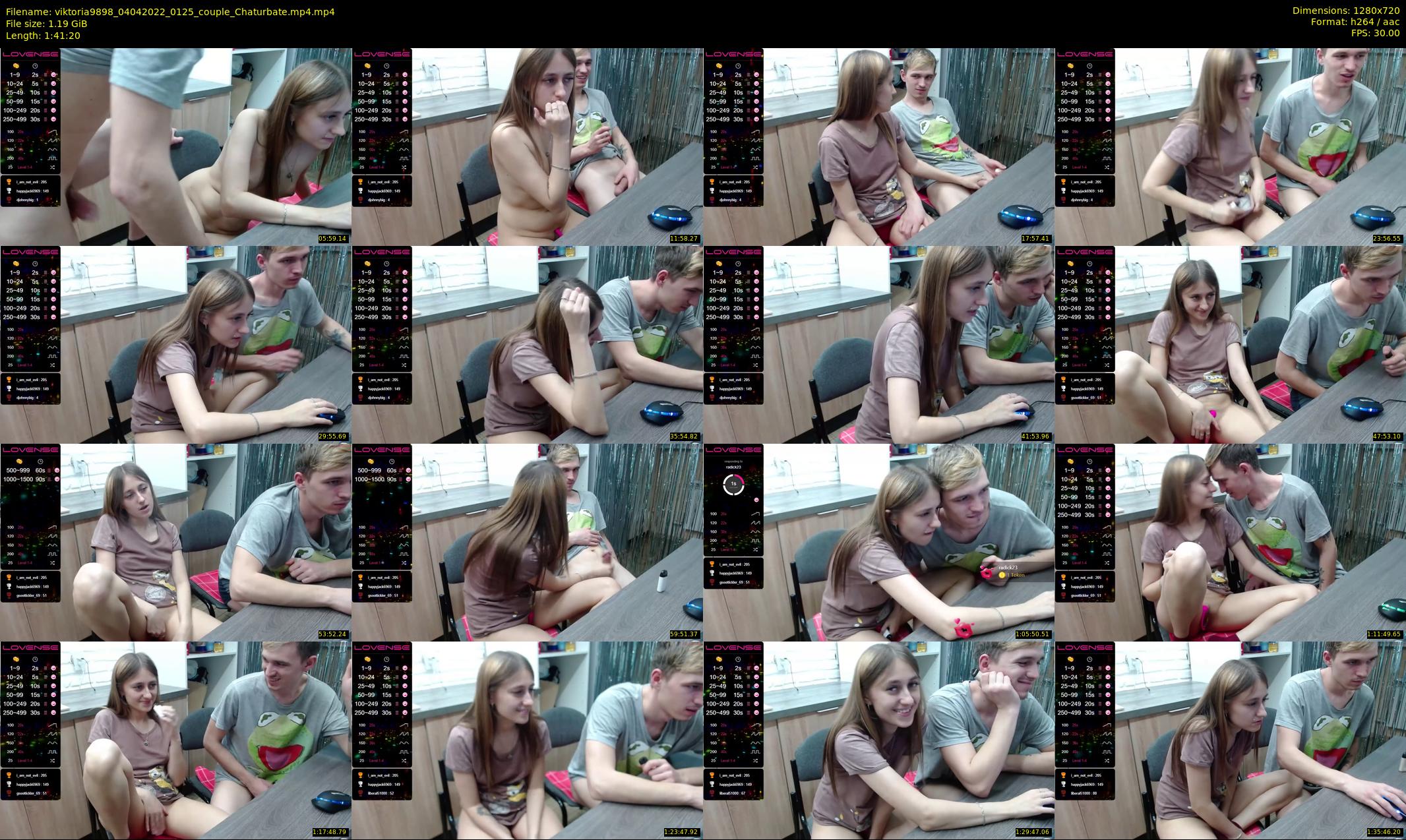 viktoria9898 — 102 minute Chaturbate couple cam show recording, 720p, Apr 4, 2022