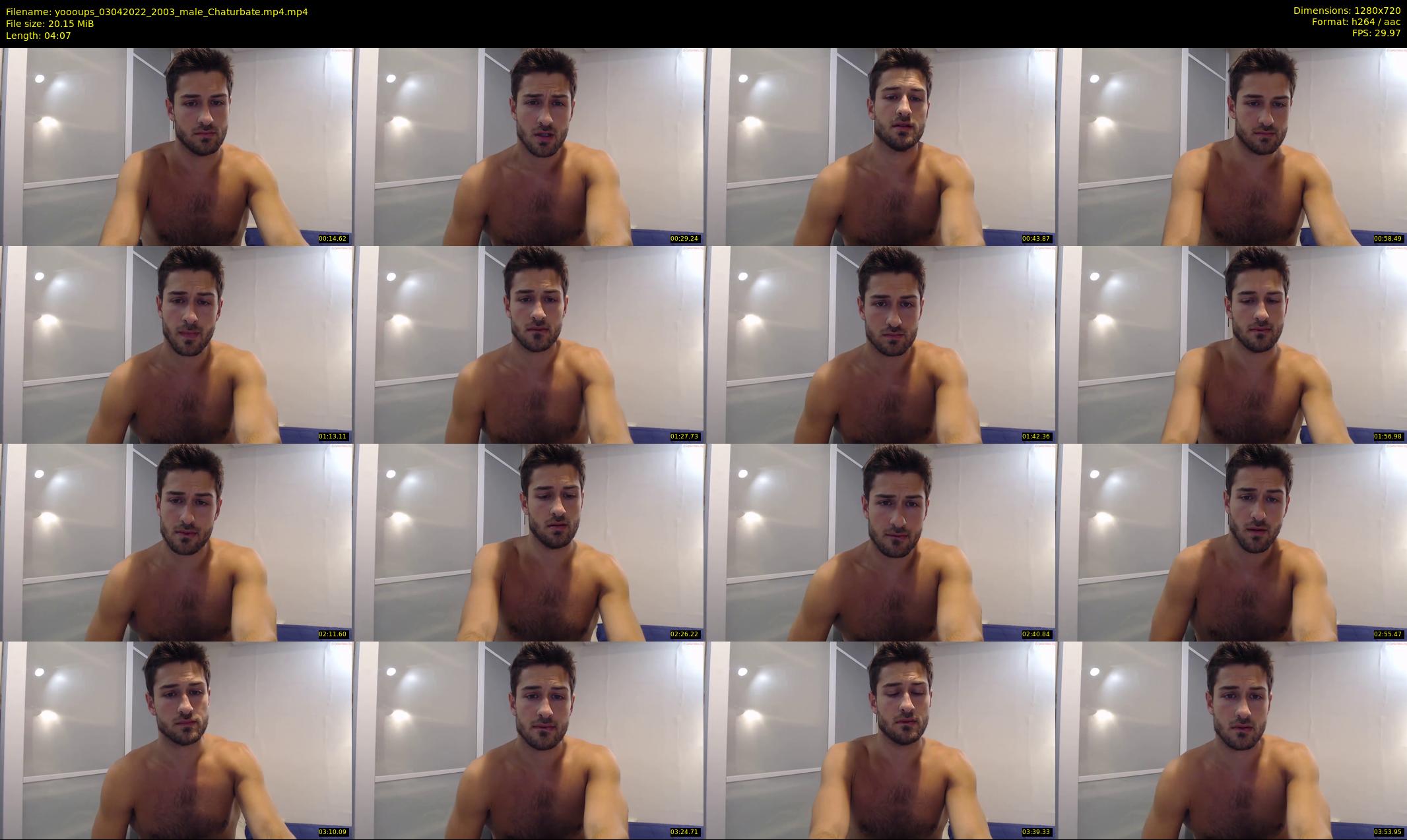 yoooups — 5 minute Chaturbate male cam show recording, 720p, Apr 3, 2022