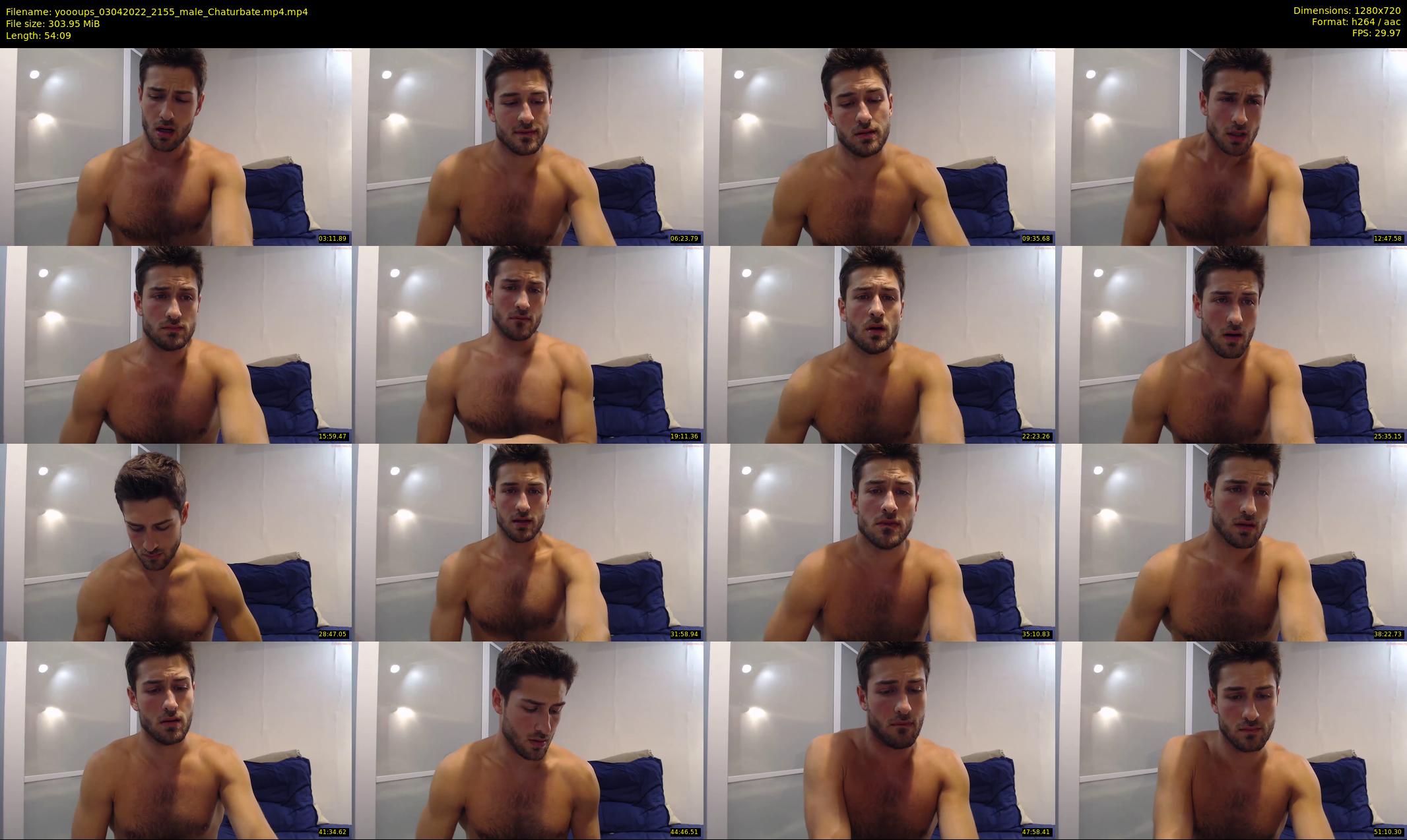yoooups — 55 minute Chaturbate male cam show recording, 720p, Apr 3, 2022