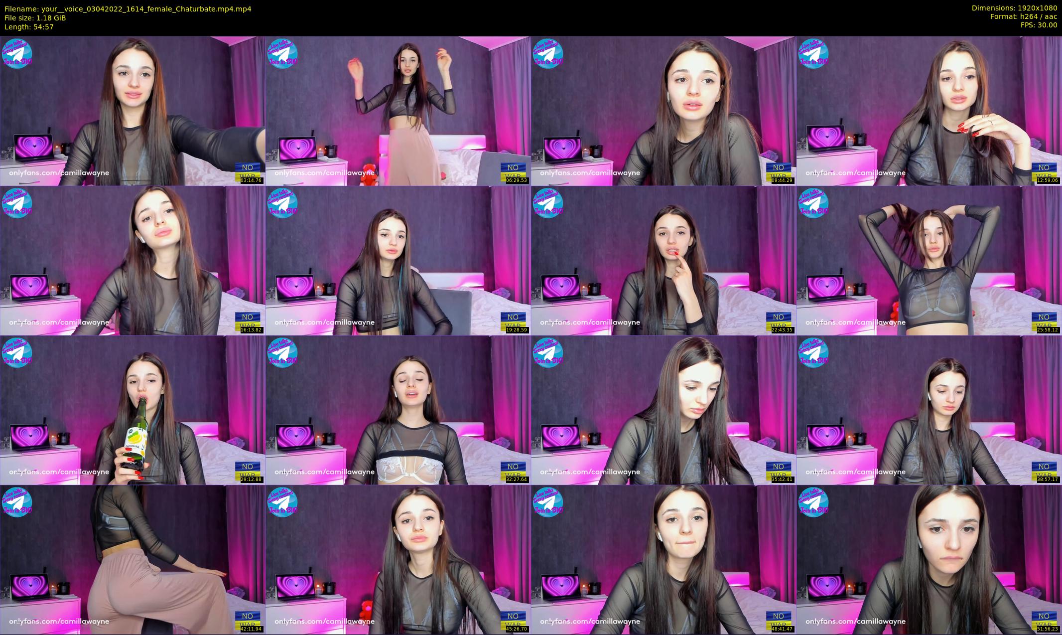 your__voice — 55 minute Chaturbate female cam show recording, 1080p, Apr 3, 2022