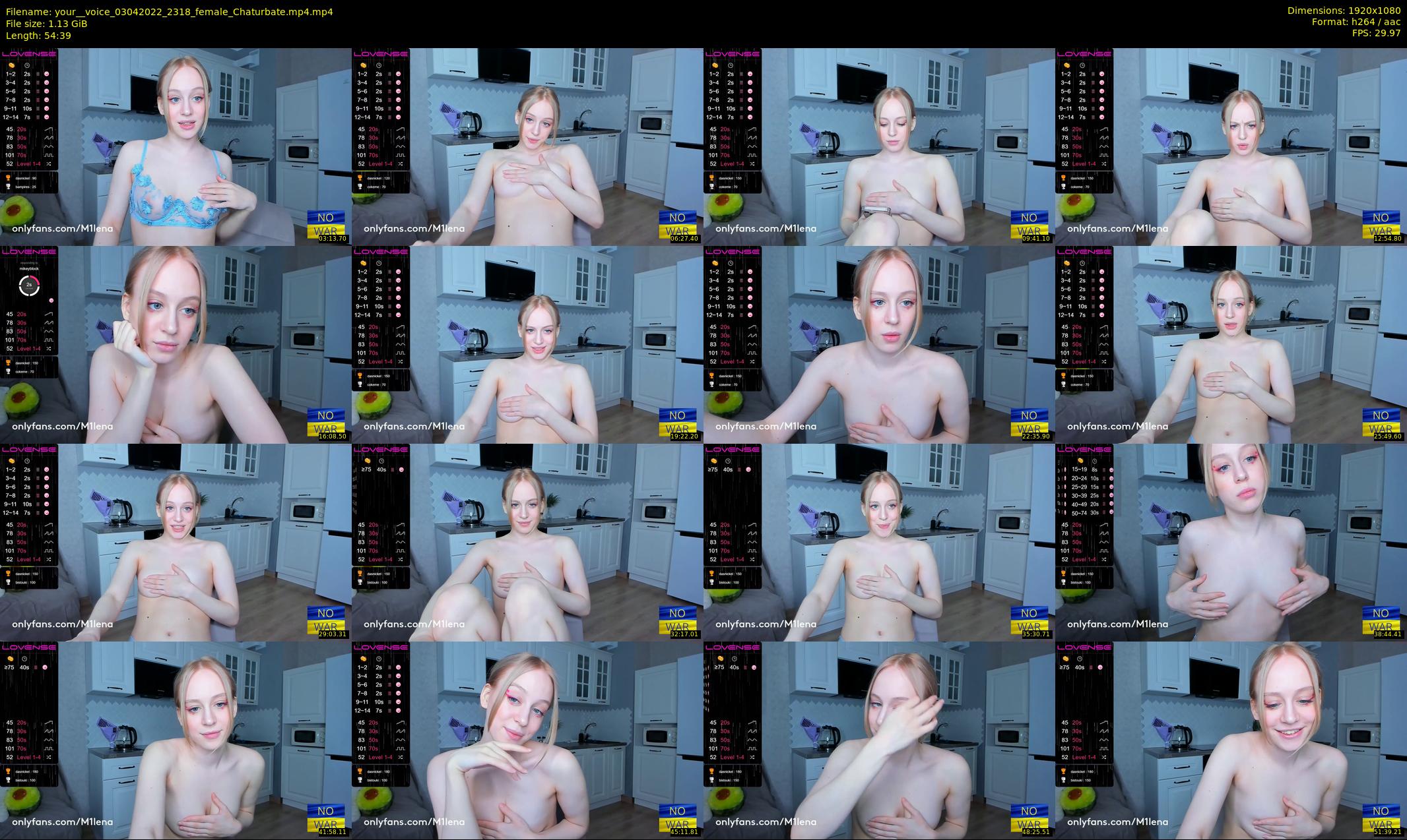 your__voice — 55 minute Chaturbate female cam show recording, 1080p, Apr 3, 2022