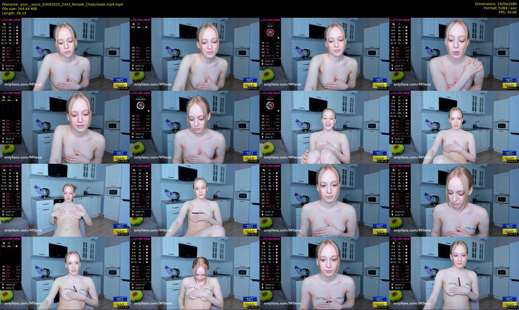 your__voice — 39 minute Chaturbate female cam show recording, 1080p, Apr 3, 2022