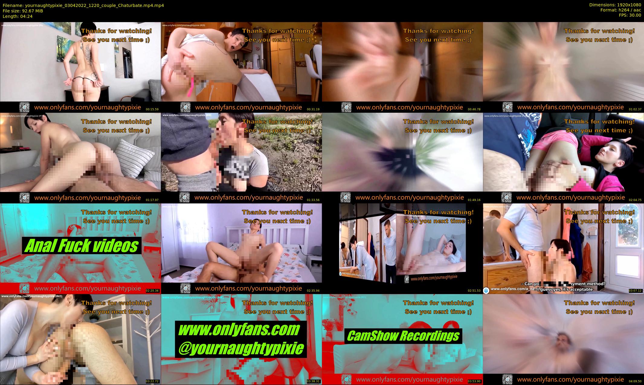 yournaughtypixie — 5 minute Chaturbate couple cam show recording, 1080p, Apr 3, 2022