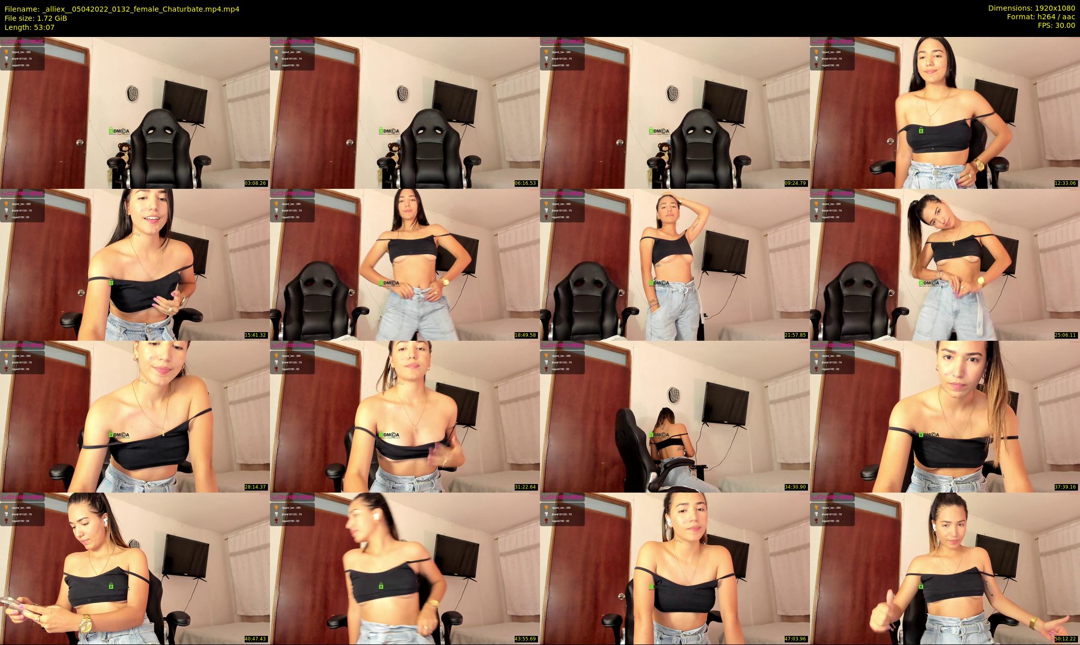 _alliex_ — 54 minute Chaturbate female cam show recording, 1080p, Apr 5, 2022