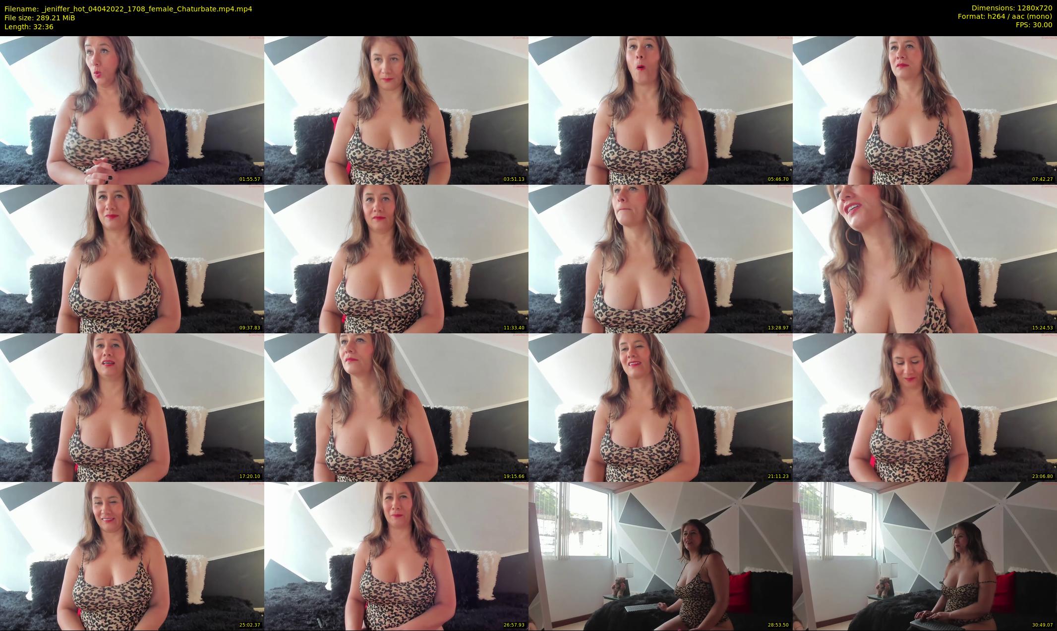_jeniffer_hot — 33 minute Chaturbate female cam show recording, 720p, Apr 4, 2022