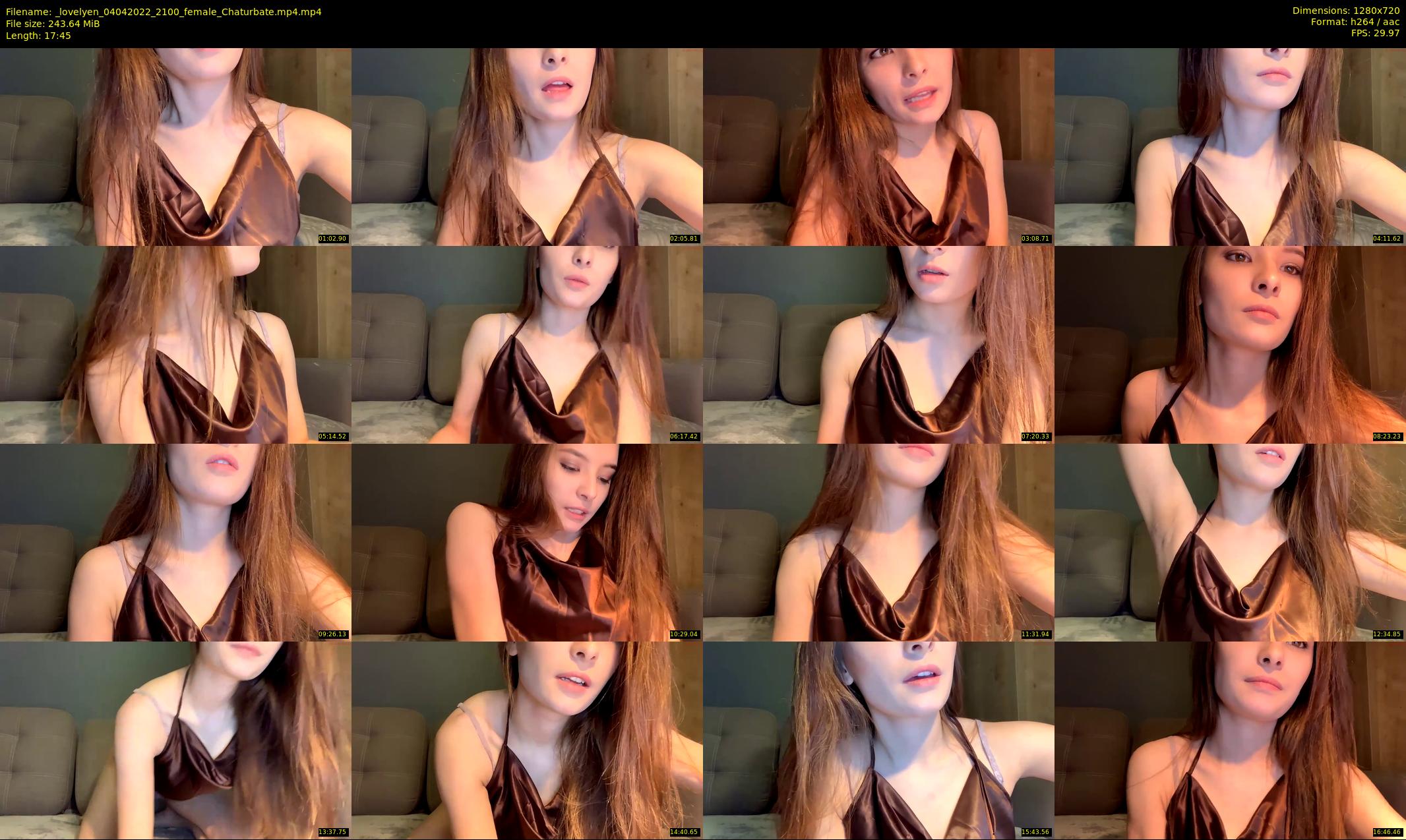 _lovelyen — 18 minute Chaturbate female cam show recording, 720p, Apr 4, 2022