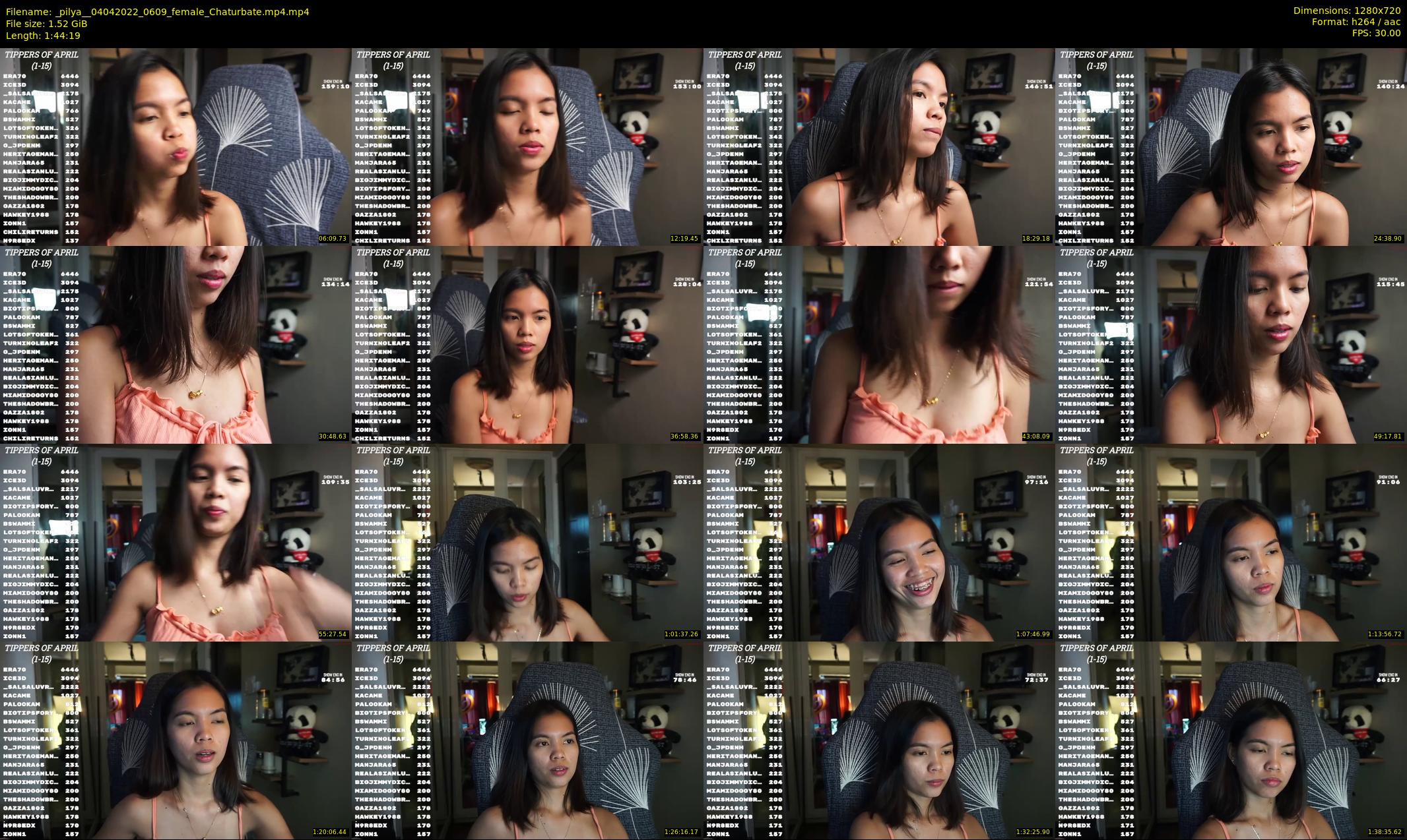 _pilya_ — 105 minute Chaturbate female cam show recording, 720p, Apr 4, 2022