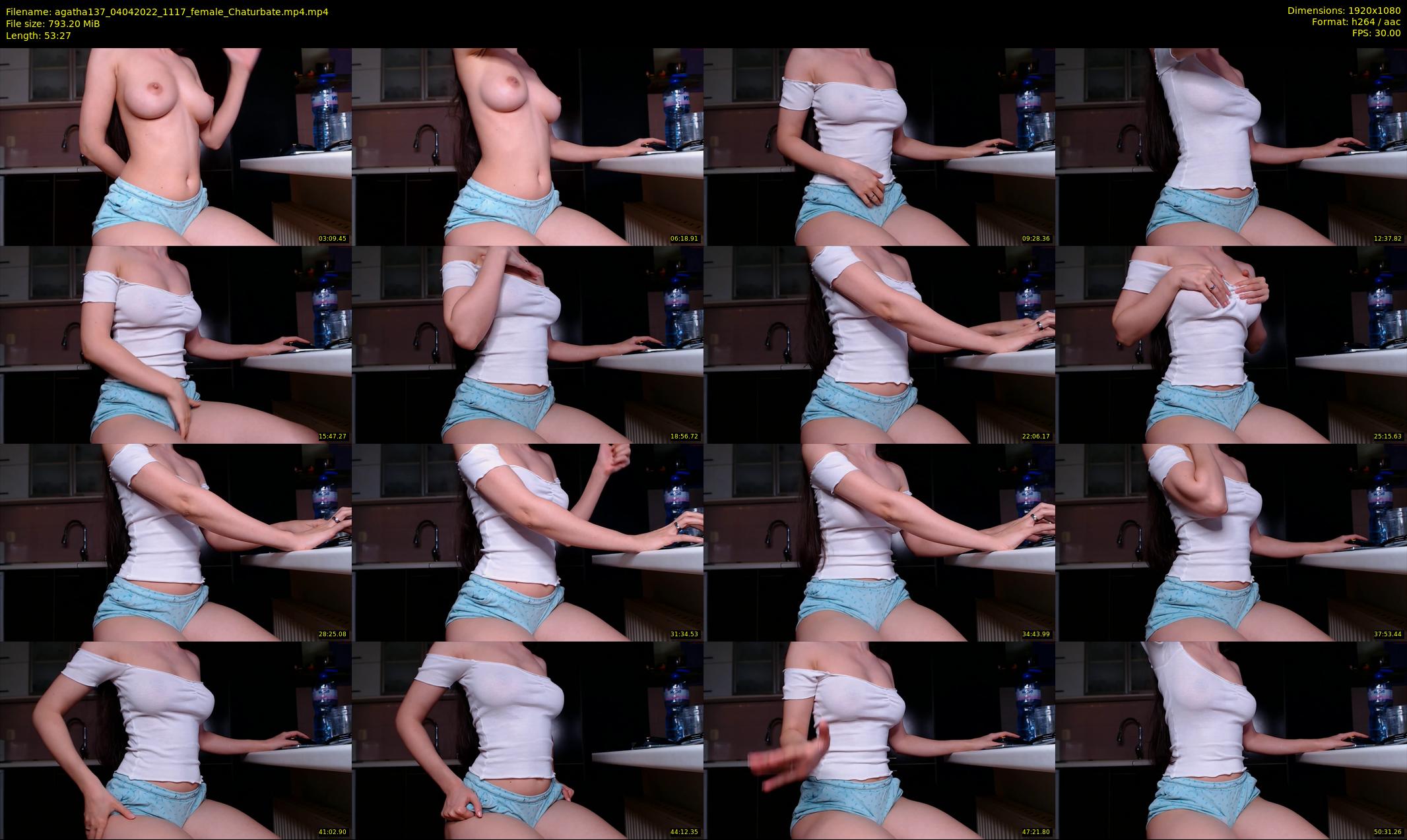 agatha137 — 54 minute Chaturbate female cam show recording, 1080p, Apr 4, 2022