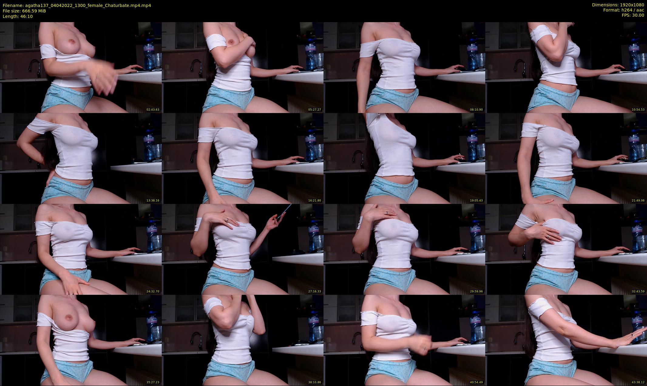 agatha137 — 47 minute Chaturbate female cam show recording, 1080p, Apr 4, 2022