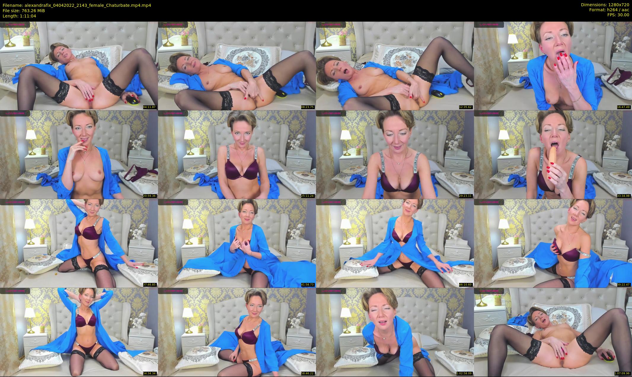 alexandrafix — 72 minute Chaturbate female cam show recording, 720p, Apr 4, 2022